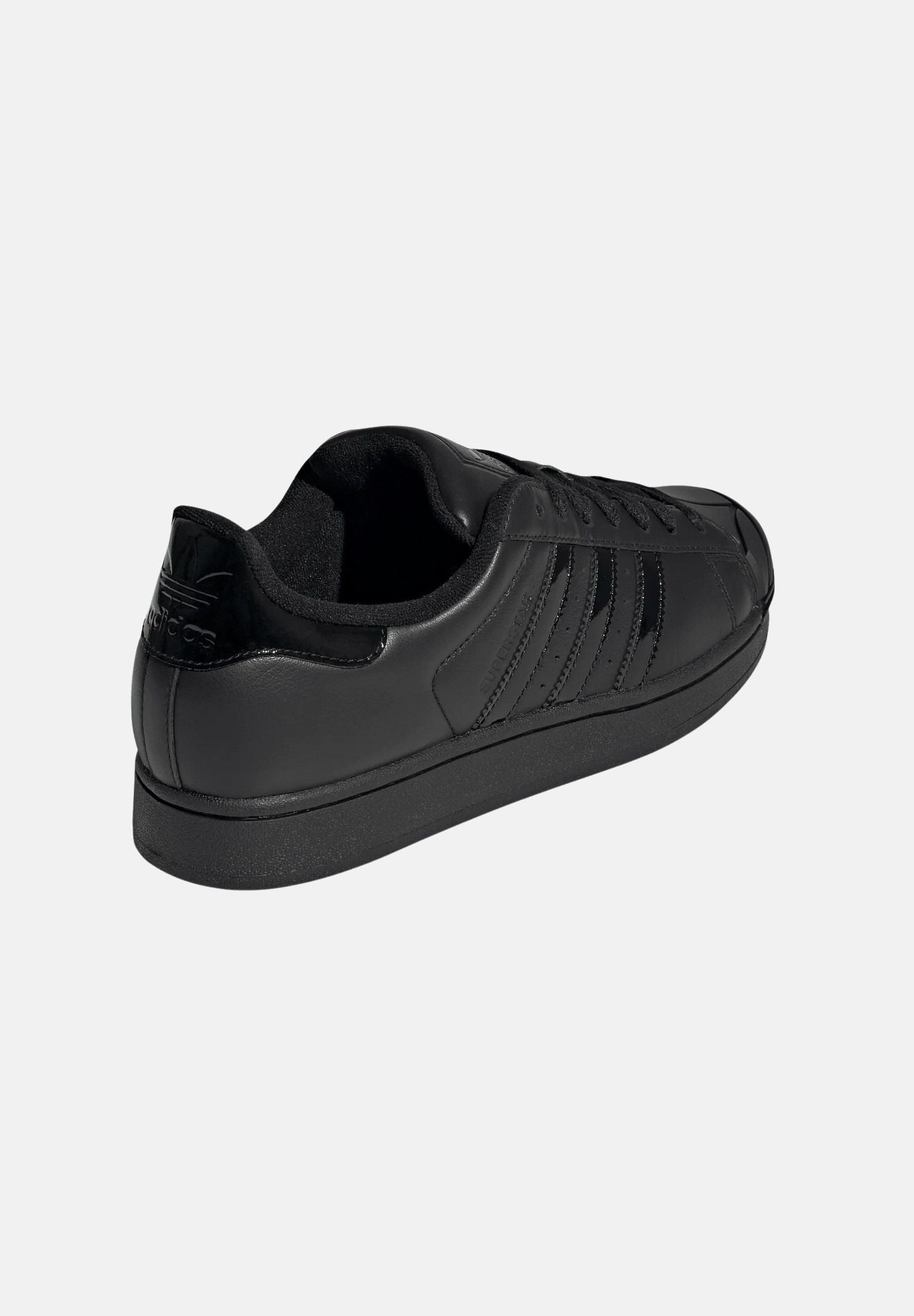 ADIDAS ORIGINALS Sneakers SUPERSTAR II nere per uomo e donna con iconica punta a conchiglia KJ2554 . ADIDAS ORIGINALS