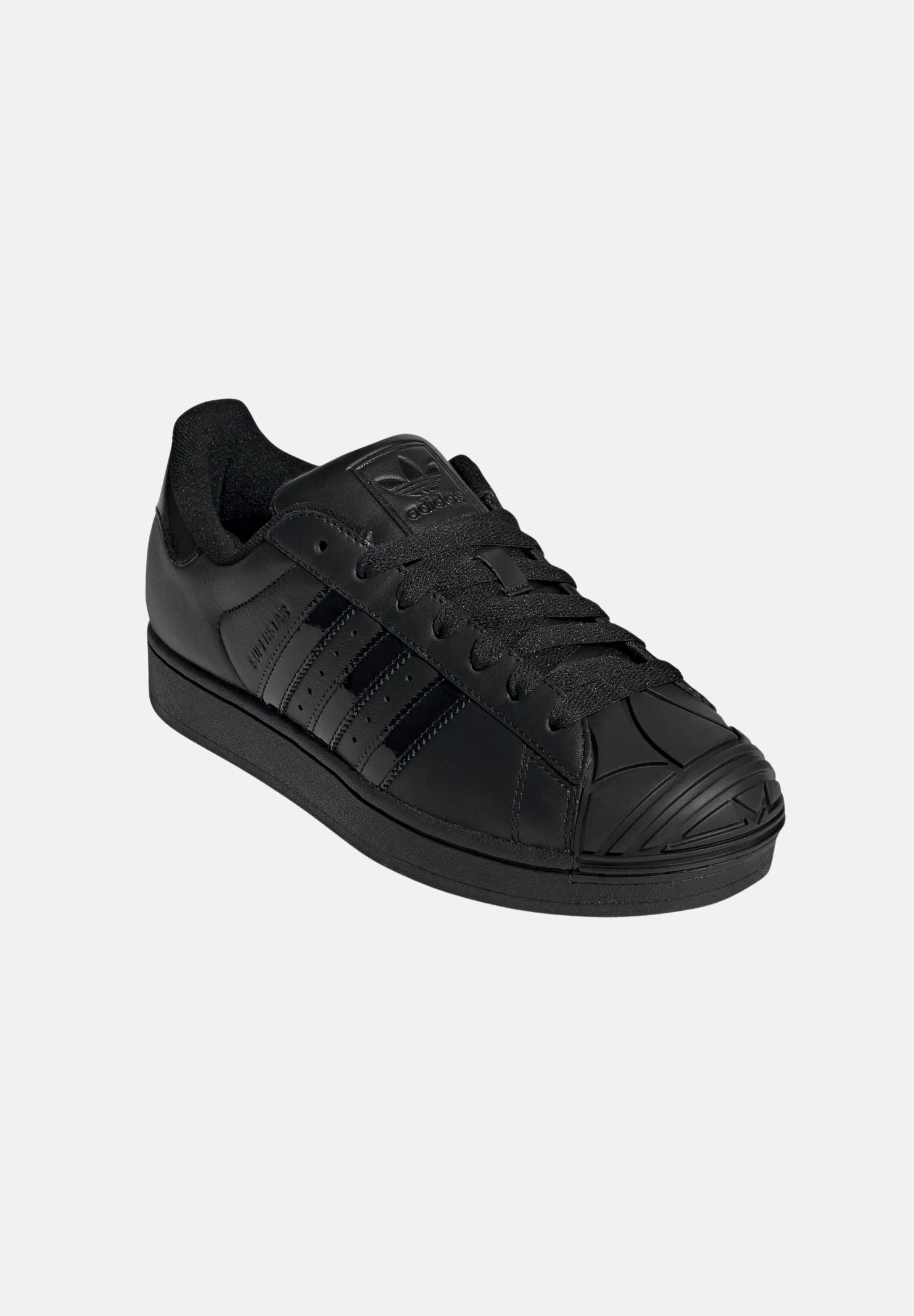 ADIDAS ORIGINALS Sneakers SUPERSTAR II nere per uomo e donna con iconica punta a conchiglia KJ2554 . ADIDAS ORIGINALS