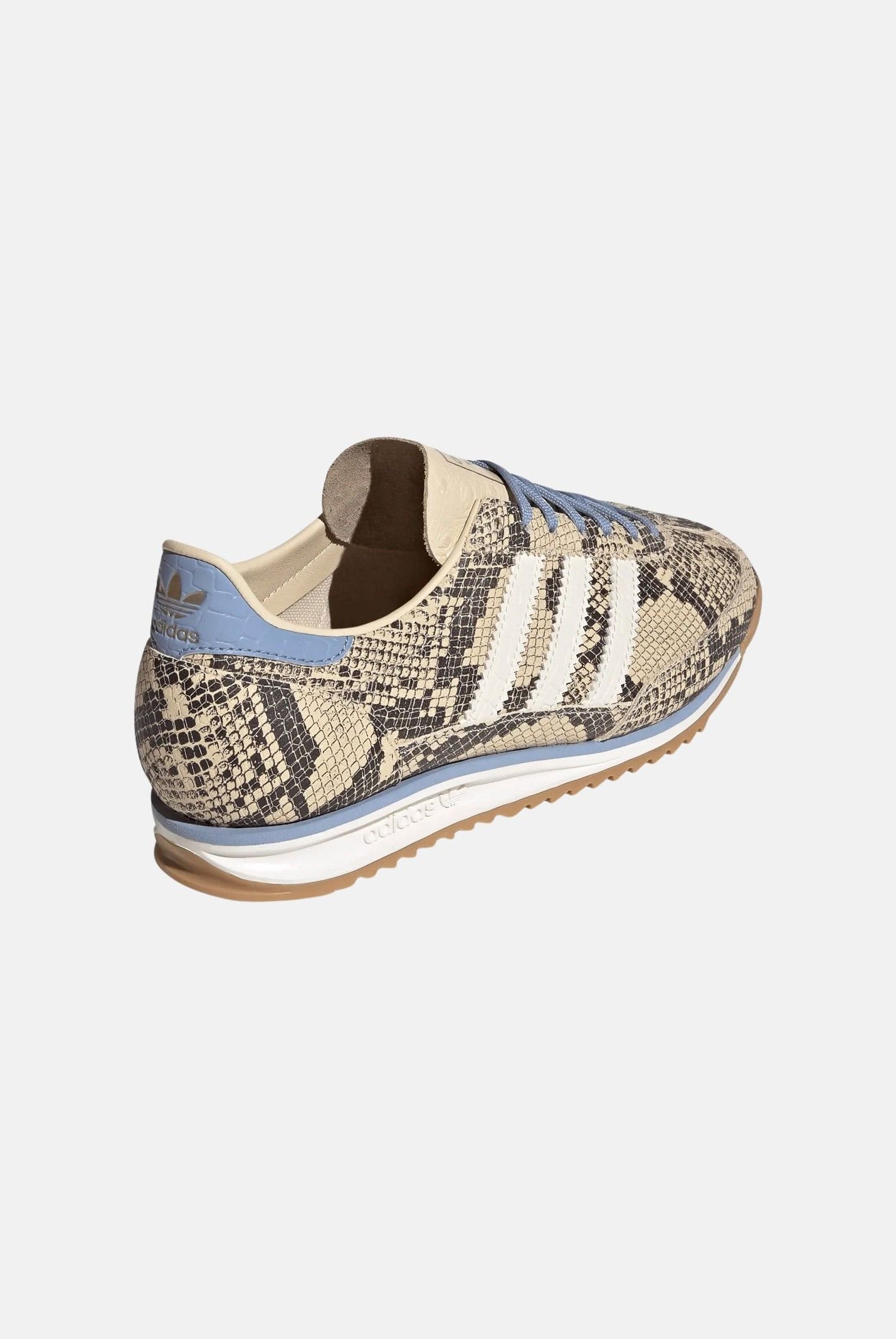 ADIDAS ORIGINALS Sneakers SL 72 OG S Ivory- Gum beige da donna con motivo animalier KJ7443 . ADIDAS ORIGINALS