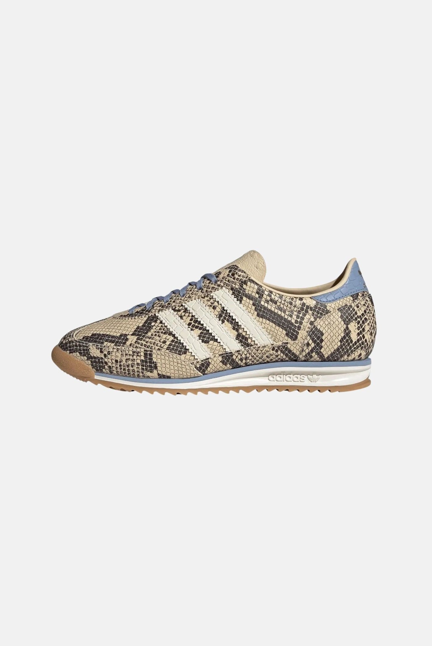 ADIDAS ORIGINALS Sneakers SL 72 OG S Ivory- Gum beige da donna con motivo animalier KJ7443 . ADIDAS ORIGINALS