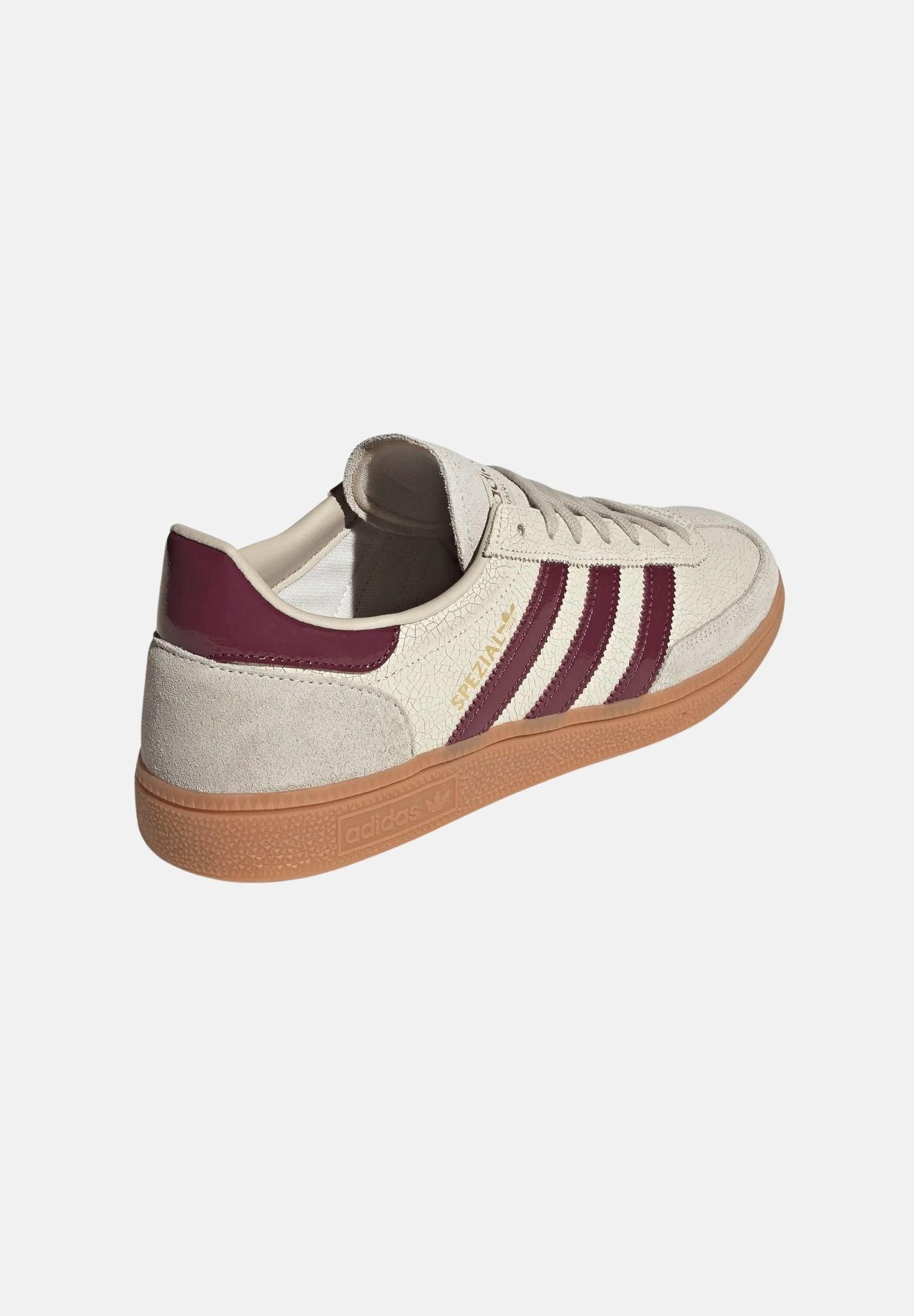 ADIDAS ORIGINALS Sneakers HANDBALL SPEZIAL beige e bordeaux per uomo e donna con design rétro a contrasto KJ9969 . ADIDAS ORIGINALS