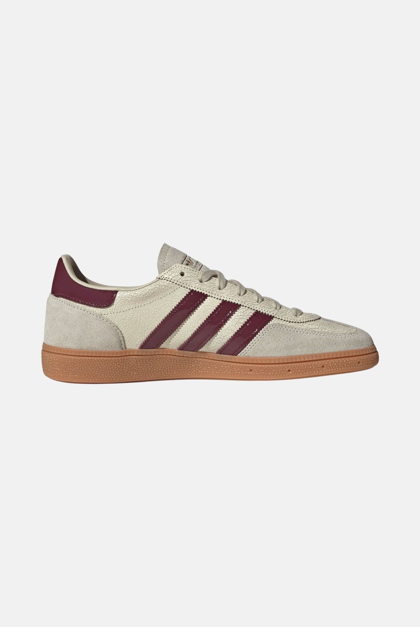 ADIDAS ORIGINALS Sneakers HANDBALL SPEZIAL beige e bordeaux per uomo e donna con design rétro a contrasto KJ9969 . ADIDAS ORIGINALS
