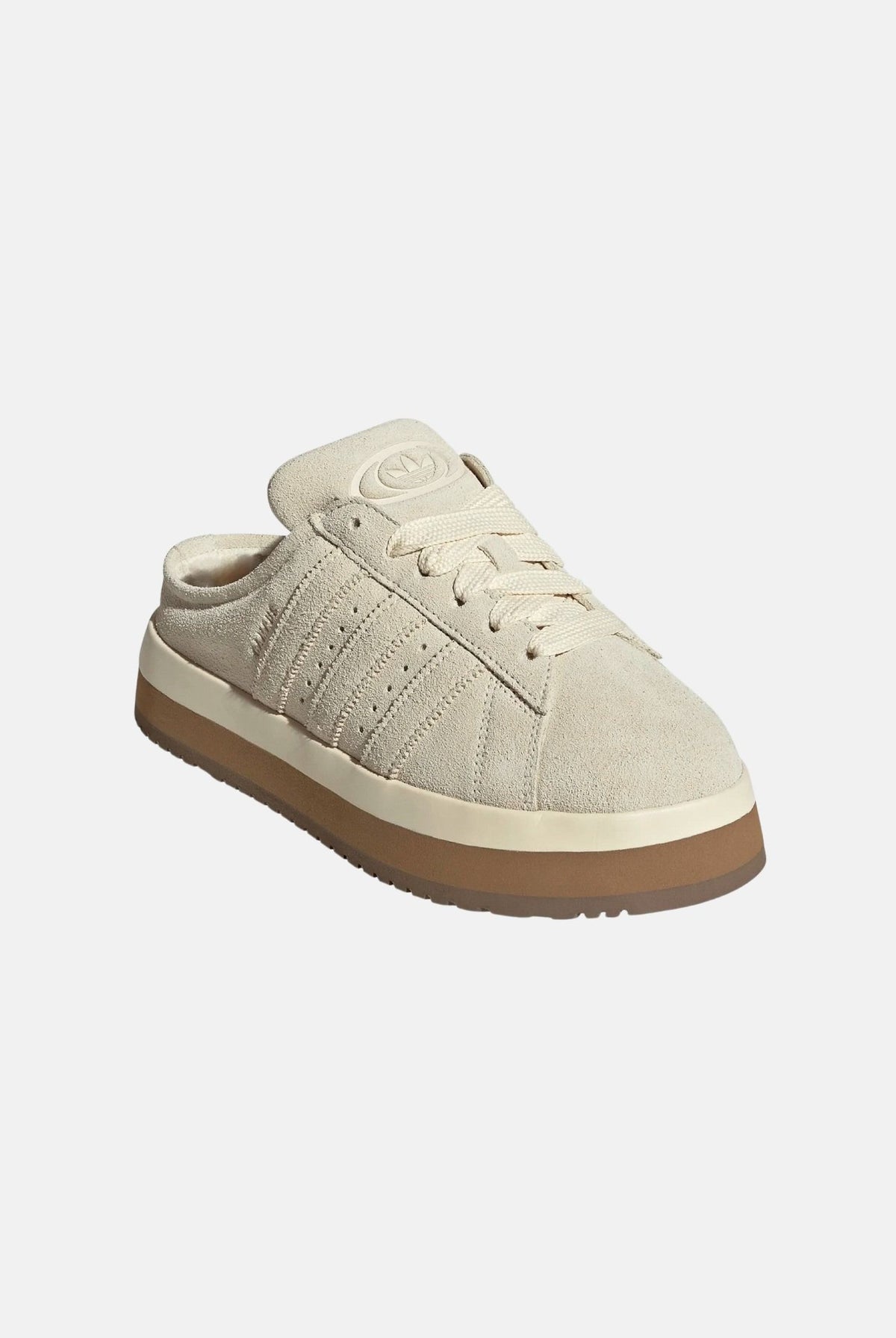 ADIDAS ORIGINALS Sabot CAMPUS 00S vaniglia burro da donna con iconiche 3-Stripes KK0166 . ADIDAS ORIGINALS