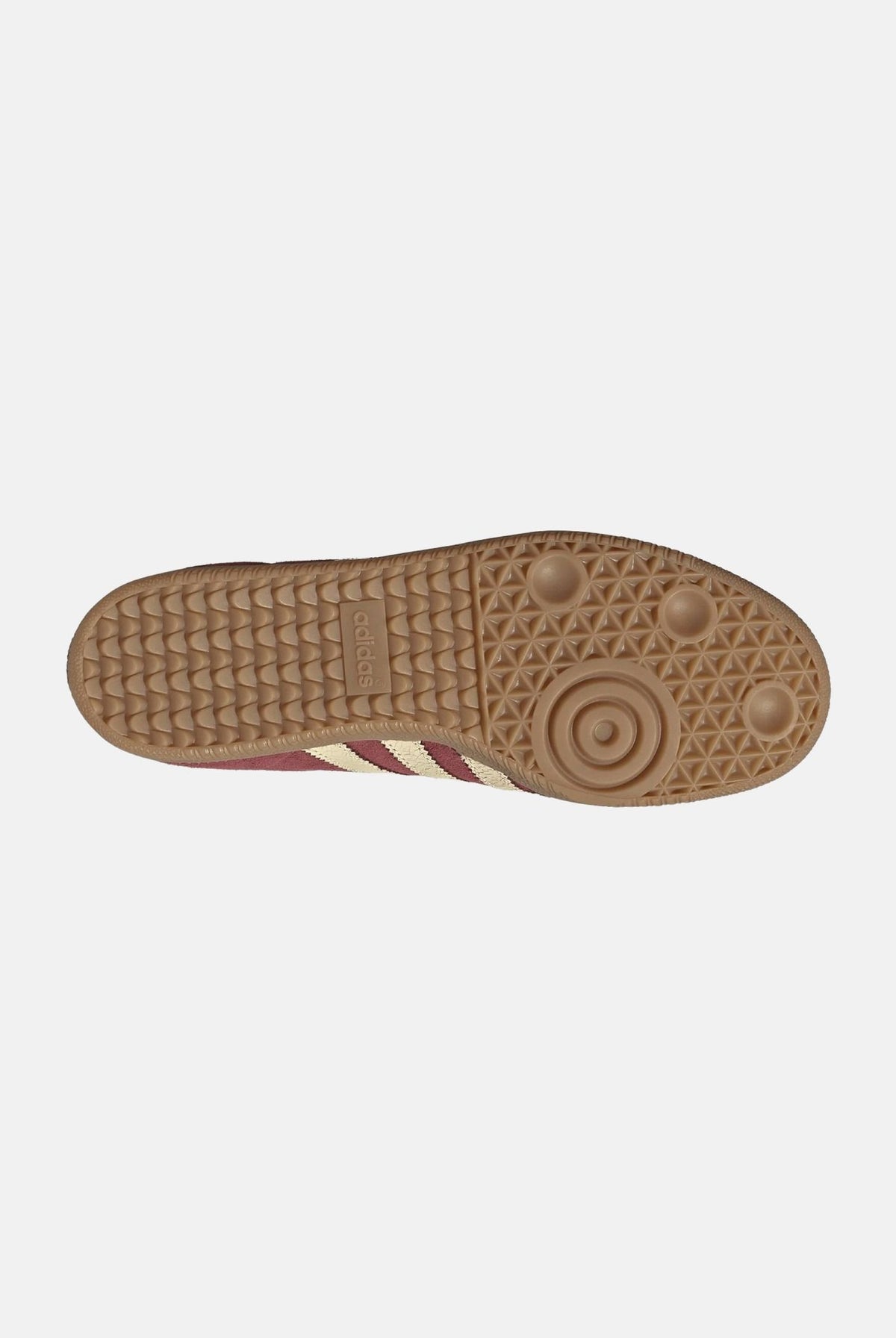 ADIDAS ORIGINALS Sneakers SAMBA OG bordeaux per uomo e donna con tomaia in suede e suola in gomma. KK2267 . ADIDAS ORIGINALS