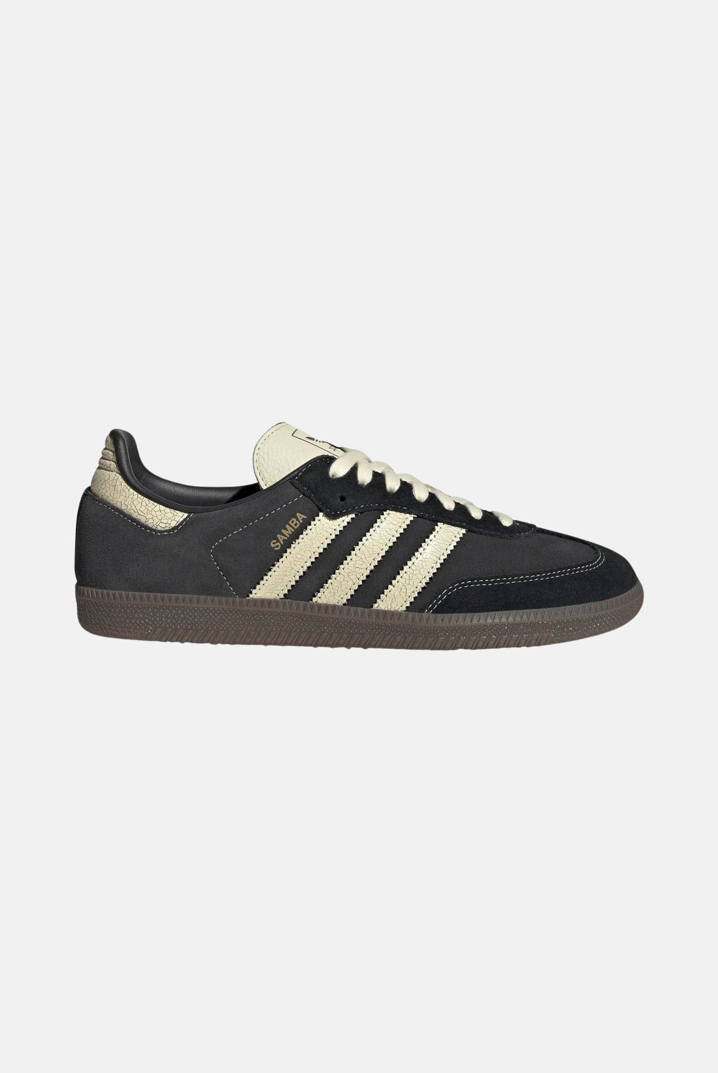 ADIDAS ORIGINALS Sneakers SAMBA OG Carbon-vanilla, nero antracite per uomo e donna KK2268 . ADIDAS ORIGINALS