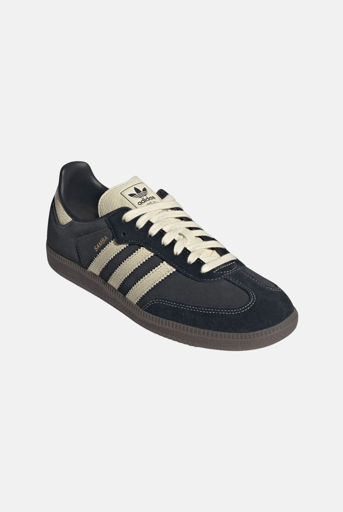 ADIDAS ORIGINALS Sneakers SAMBA OG Carbon-vanilla, nero antracite per uomo e donna KK2268 . ADIDAS ORIGINALS