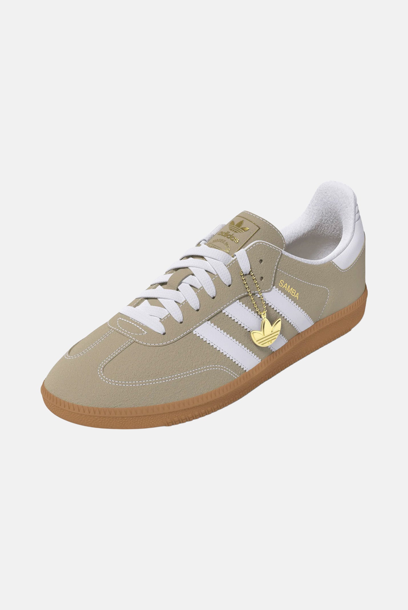 ADIDAS ORIGINALS Sneakers SAMBA OG Khaki beige da uomo KK2272 . ADIDAS ORIGINALS