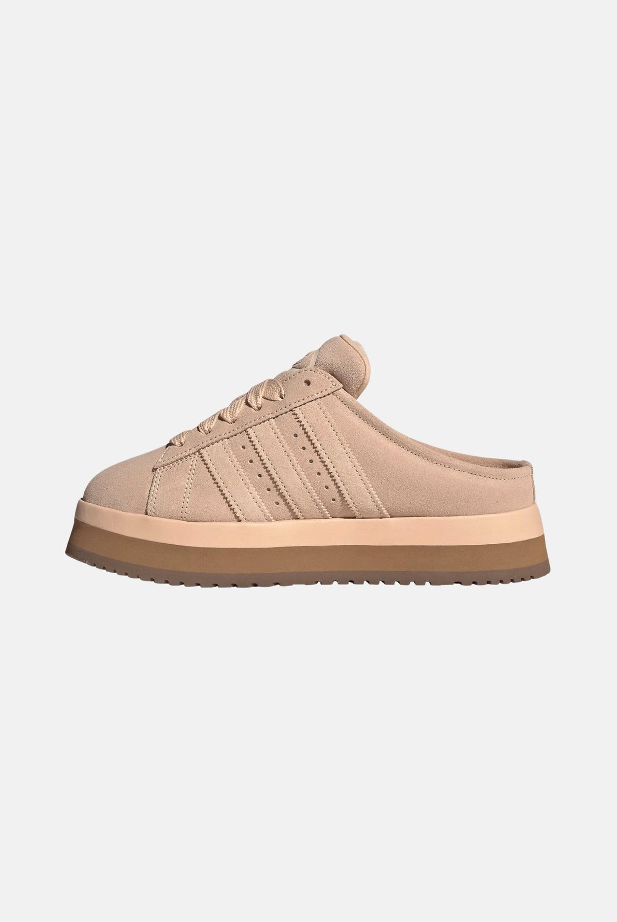 ADIDAS ORIGINALS Sneakers CAMPUS 00s beige da donna senza tallone e suola platform in gomma KK2428 . ADIDAS ORIGINALS