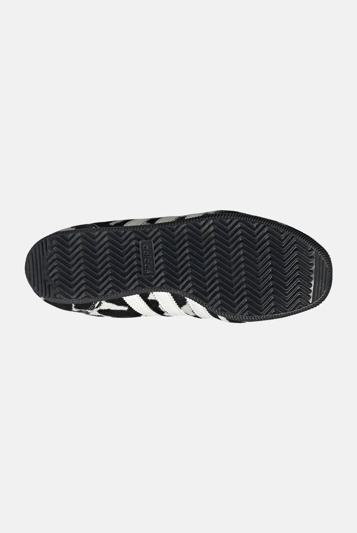 ADIDAS ORIGINALS Sneakers JAPAN COW print nero per donna con stampa grafica bicolore e suola in gomma. KK2674 . ADIDAS ORIGINALS