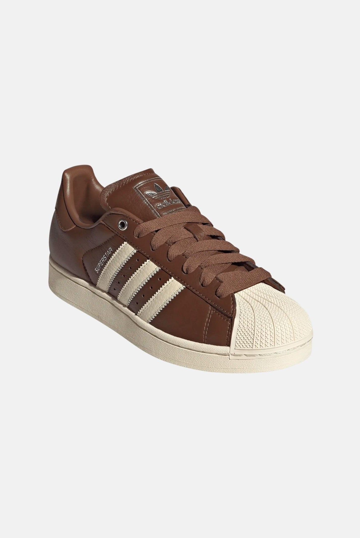 ADIDAS ORIGINALS Sneakers SUPERSTAR II marrone e burro da uomo KK4724 . ADIDAS ORIGINALS
