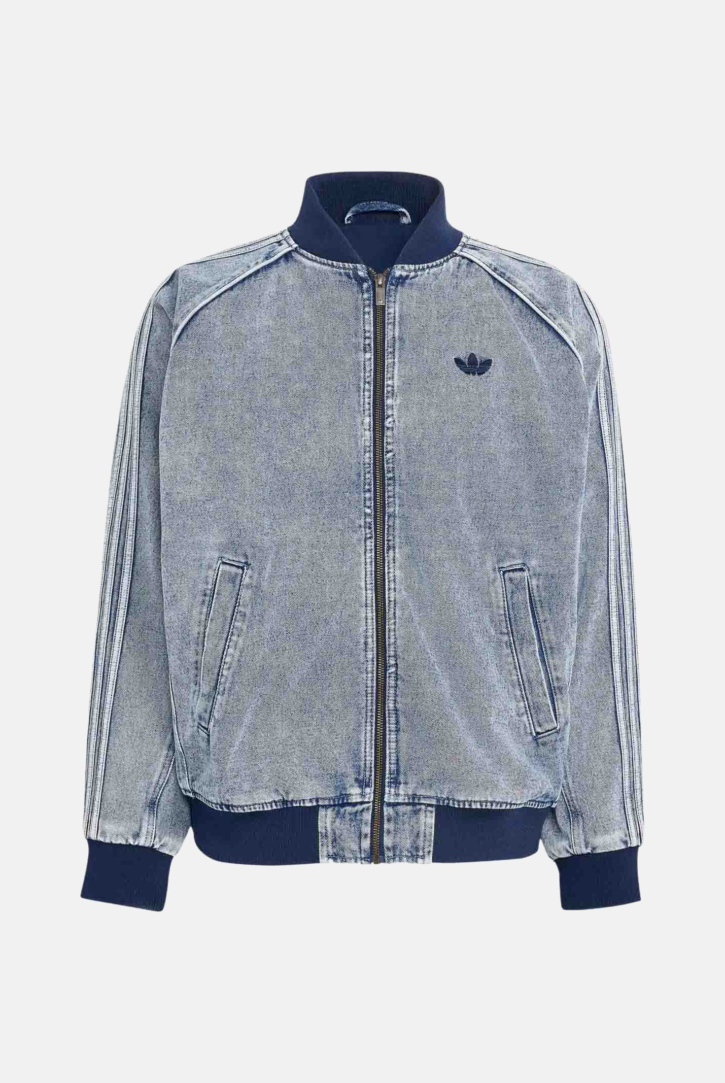 ADIDAS ORIGINALS Giubbotto in denim adicolor da uomo KQ6332 . ADIDAS ORIGINALS