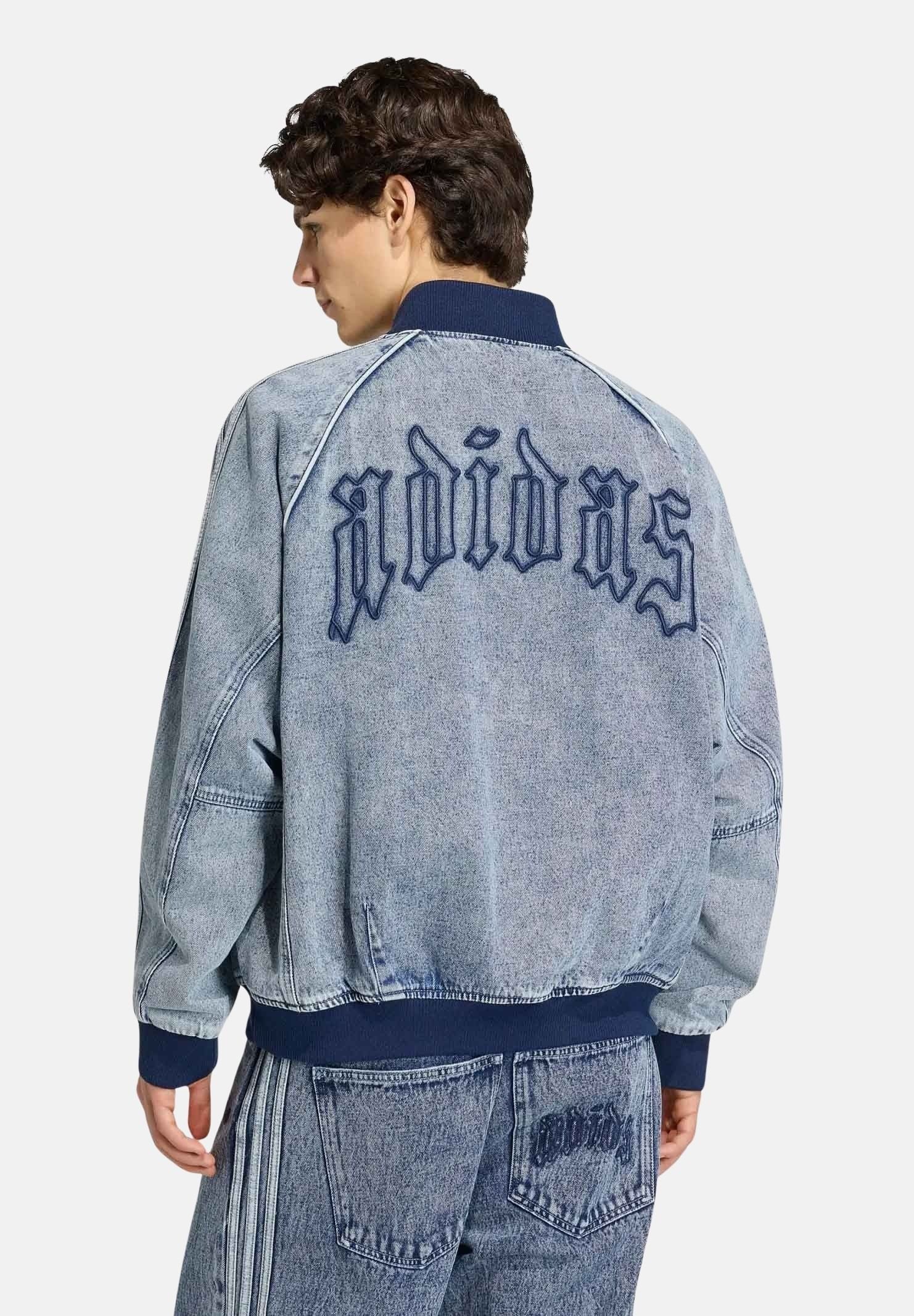 ADIDAS ORIGINALS Giubbotto in denim adicolor da uomo KQ6332 . ADIDAS ORIGINALS