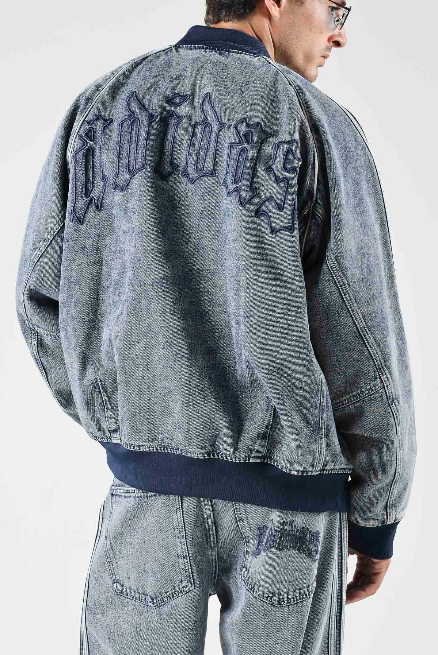 ADIDAS ORIGINALS Giubbotto in denim adicolor da uomo KQ6332 . ADIDAS ORIGINALS