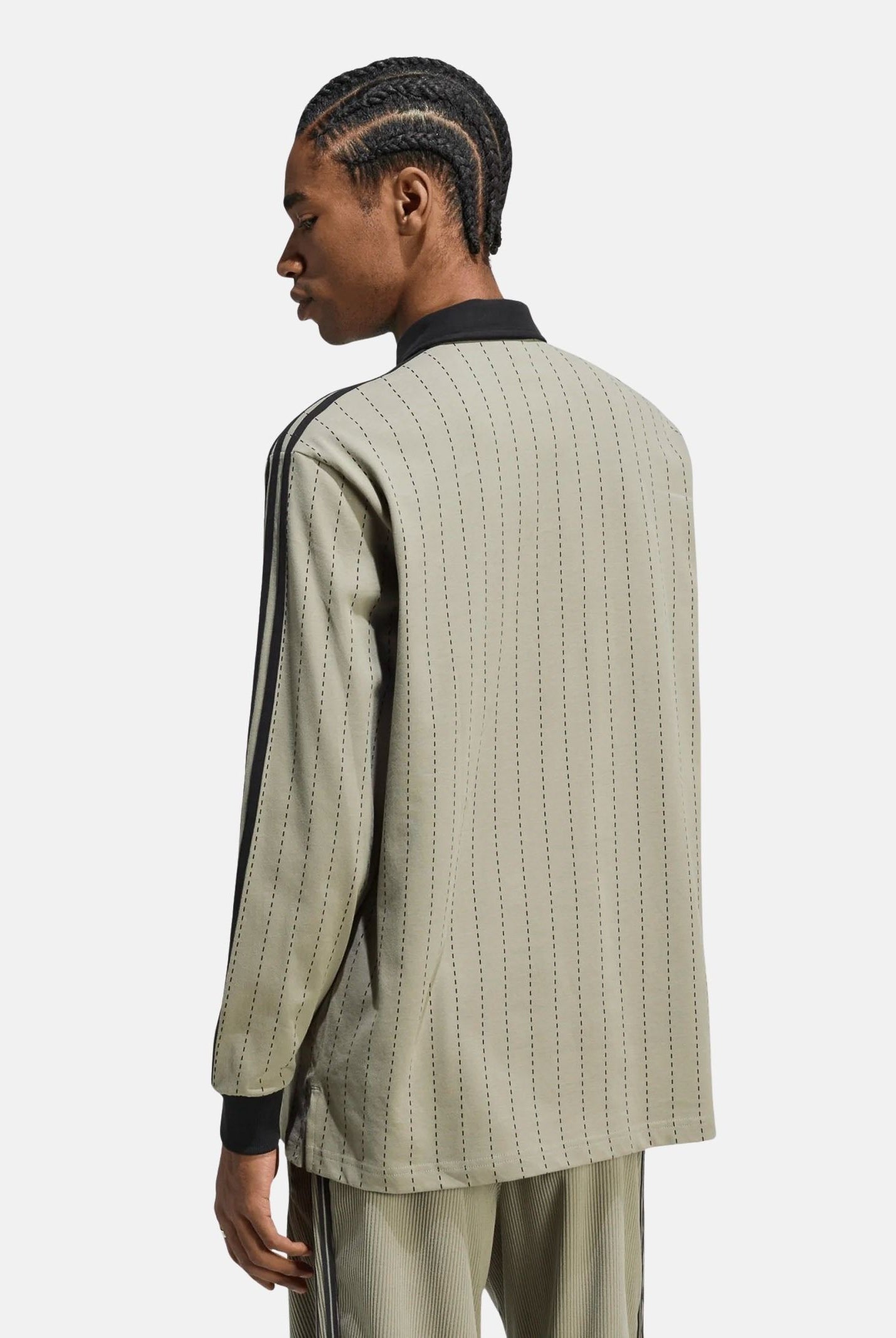 ADIDAS ORIGINALS Polo a manica lunga beige/ coffe da uomo KQ8876 . ADIDAS ORIGINALS