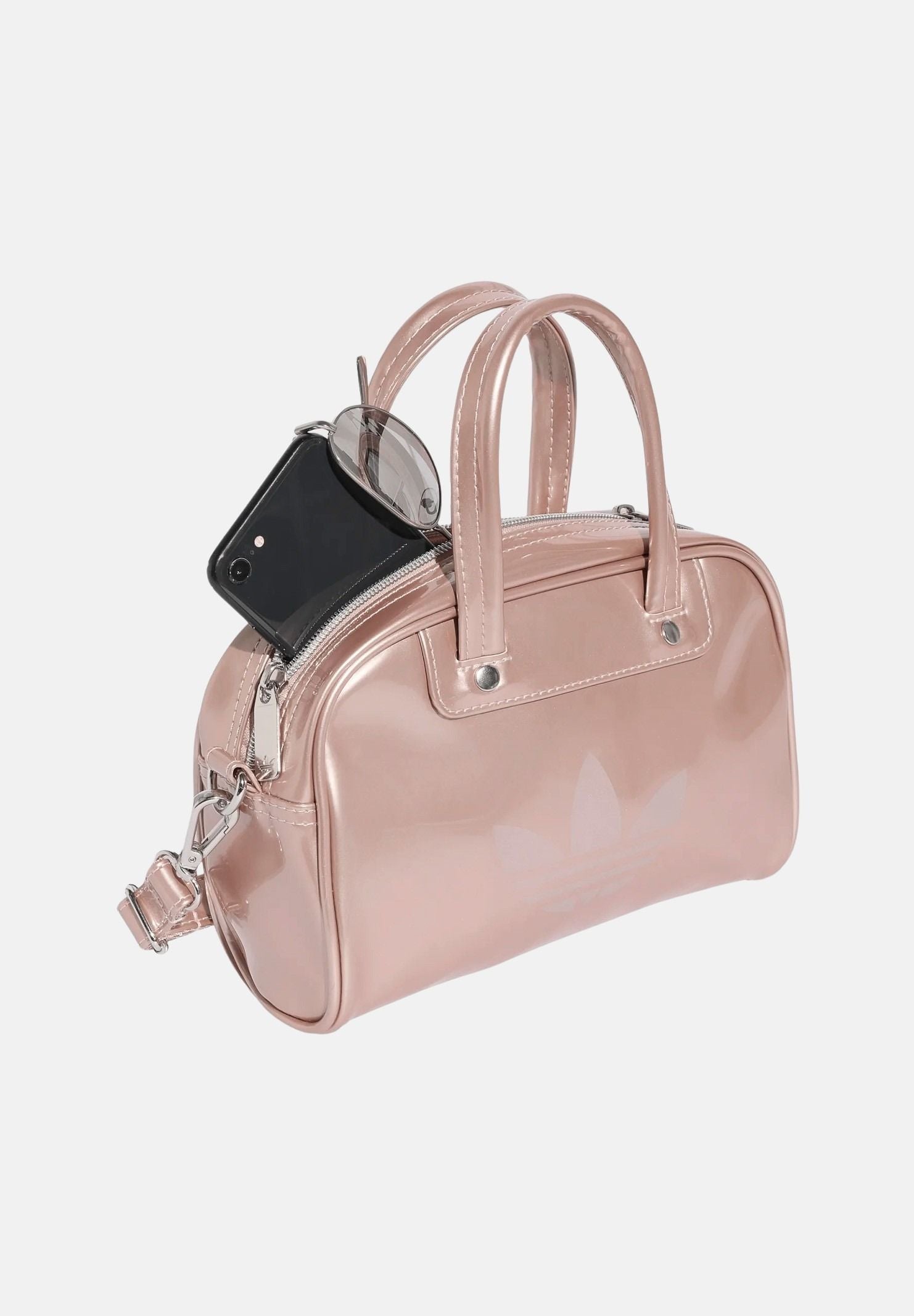 ADIDAS ORIGINALS Borsa a tracolla Adicolor Mini Bowling Bag vagrme rosa metallizzato, colore basico rosa, donna KQ9065 . ADIDAS ORIGINALS