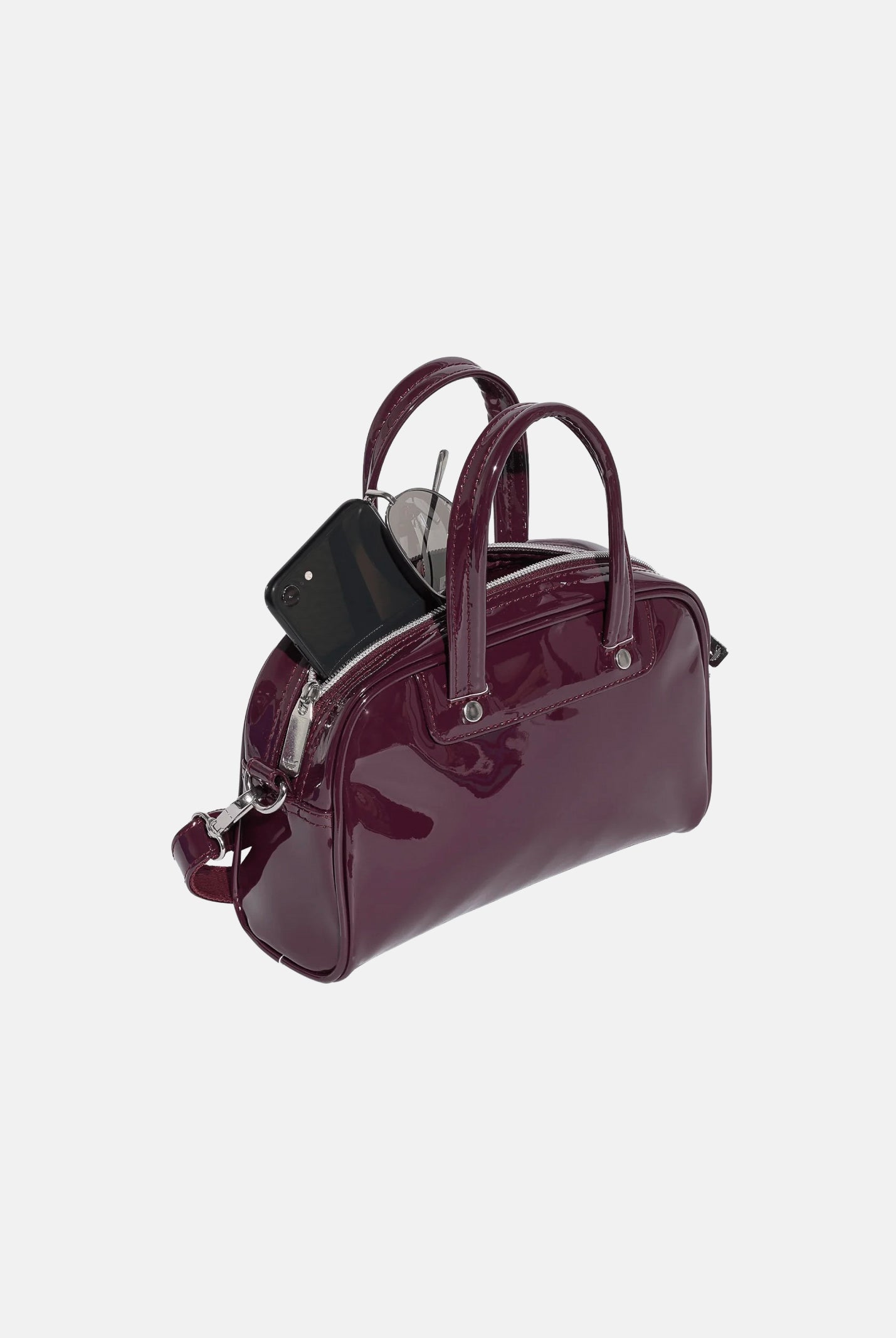 ADIDAS ORIGINALS Borsa ADICOLOR MINI BOWLING BAG Maroon bordeaux unisex. KQ9066 . ADIDAS ORIGINALS
