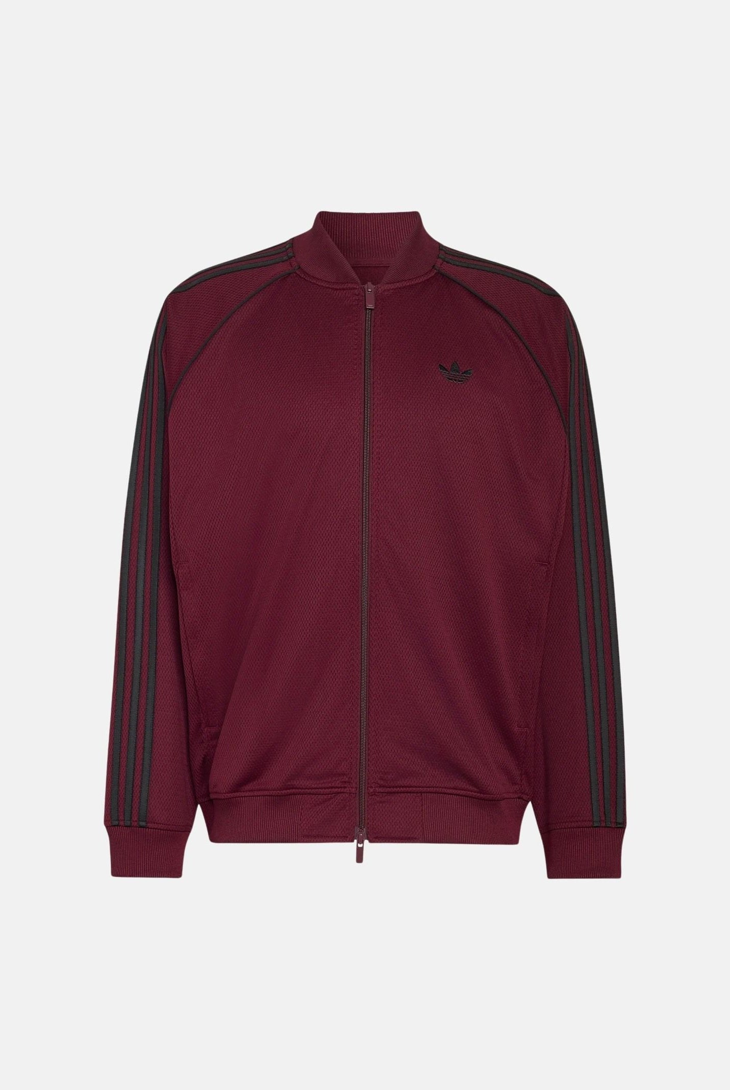 ADIDAS ORIGINALS Felpa ADICOLOR CLASSICS MESH marron bordeaux da uomo KR1372 . ADIDAS ORIGINALS
