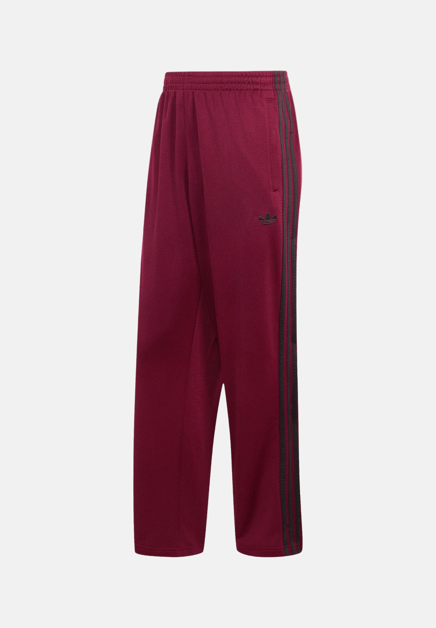 ADIDAS ORIGINALS pantaloni sportivi Pantalone Jogger A Bande Mesh TP maroon bordeaux da uomo. KR1396 . ADIDAS ORIGINALS