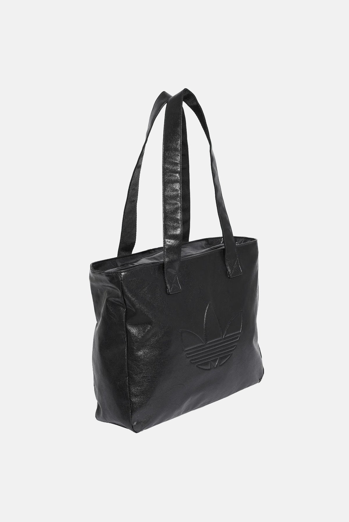 ADIDAS ORIGINALS Borsa shopper METALLIC PU nero, da donna. KR1565 . ADIDAS ORIGINALS