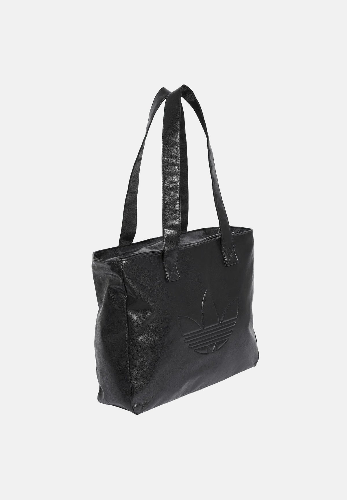 ADIDAS ORIGINALS Borsa shopper METALLIC PU nero, da donna. KR1565 . ADIDAS ORIGINALS