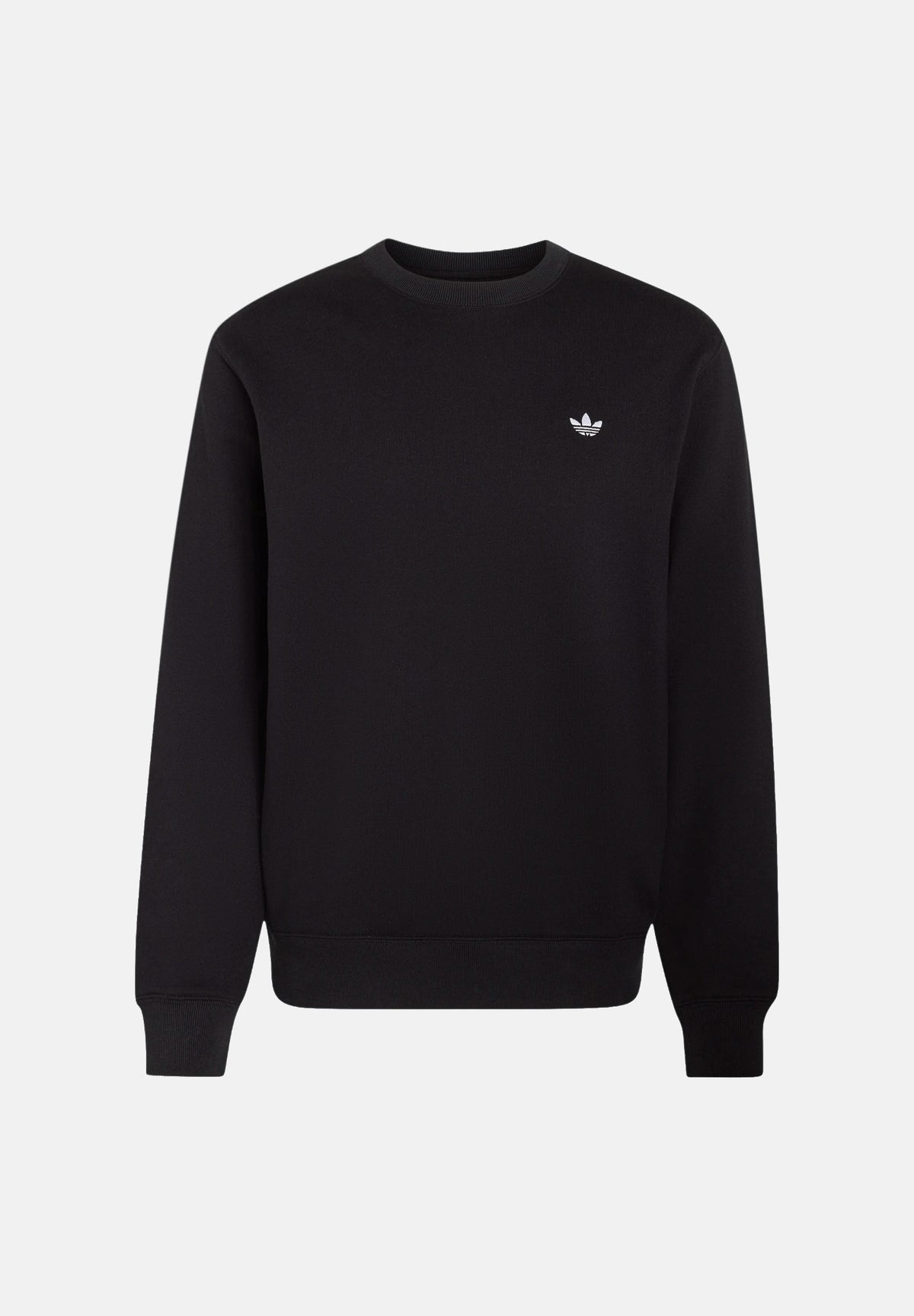 ADIDAS ORIGINALS Felpa girocolloTREFOIL ESSENTIALS nera da uomo KR3462 . ADIDAS ORIGINALS