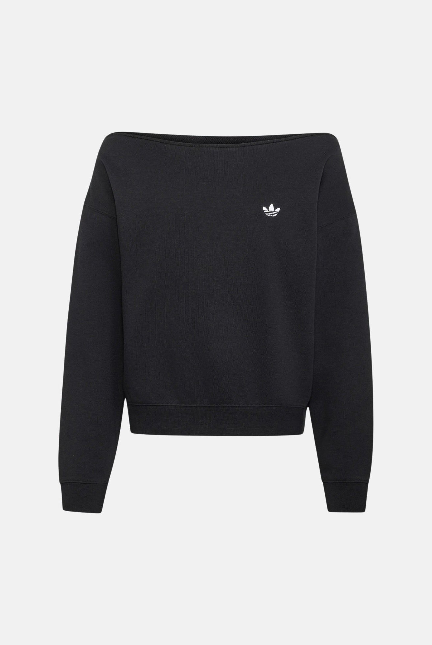 ADIDAS ORIGINALS Felpa OVERSIZE IN FRENCH TERRY nero da bambina KR3481 . ADIDAS ORIGINALS