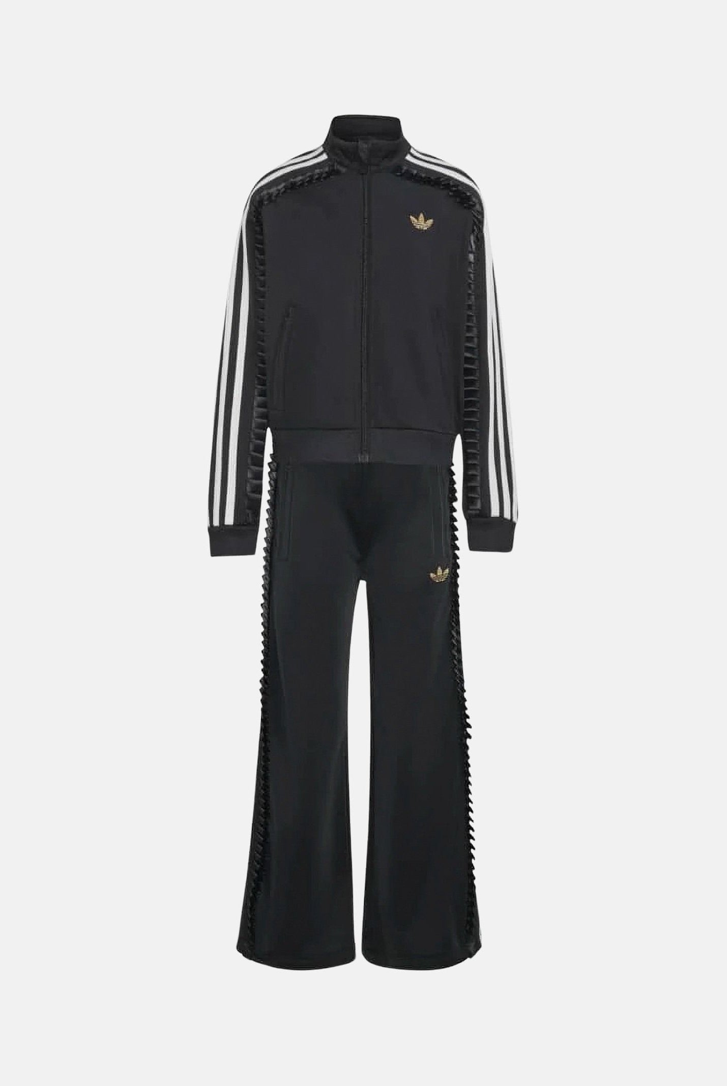 ADIDAS ORIGINALS Tuta nera per bambino e bambina con 3-stripes iconiche KR6591 . ADIDAS ORIGINALS