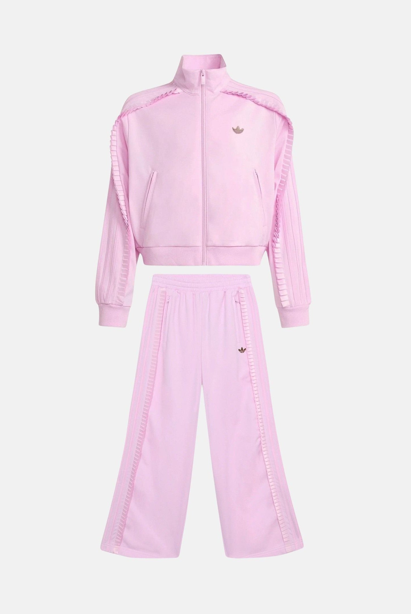 ADIDAS ORIGINAL Tuta crop color Orcfus, rosa, da bambina con logo trefoil KR6592 . ADIDAS ORIGINALS