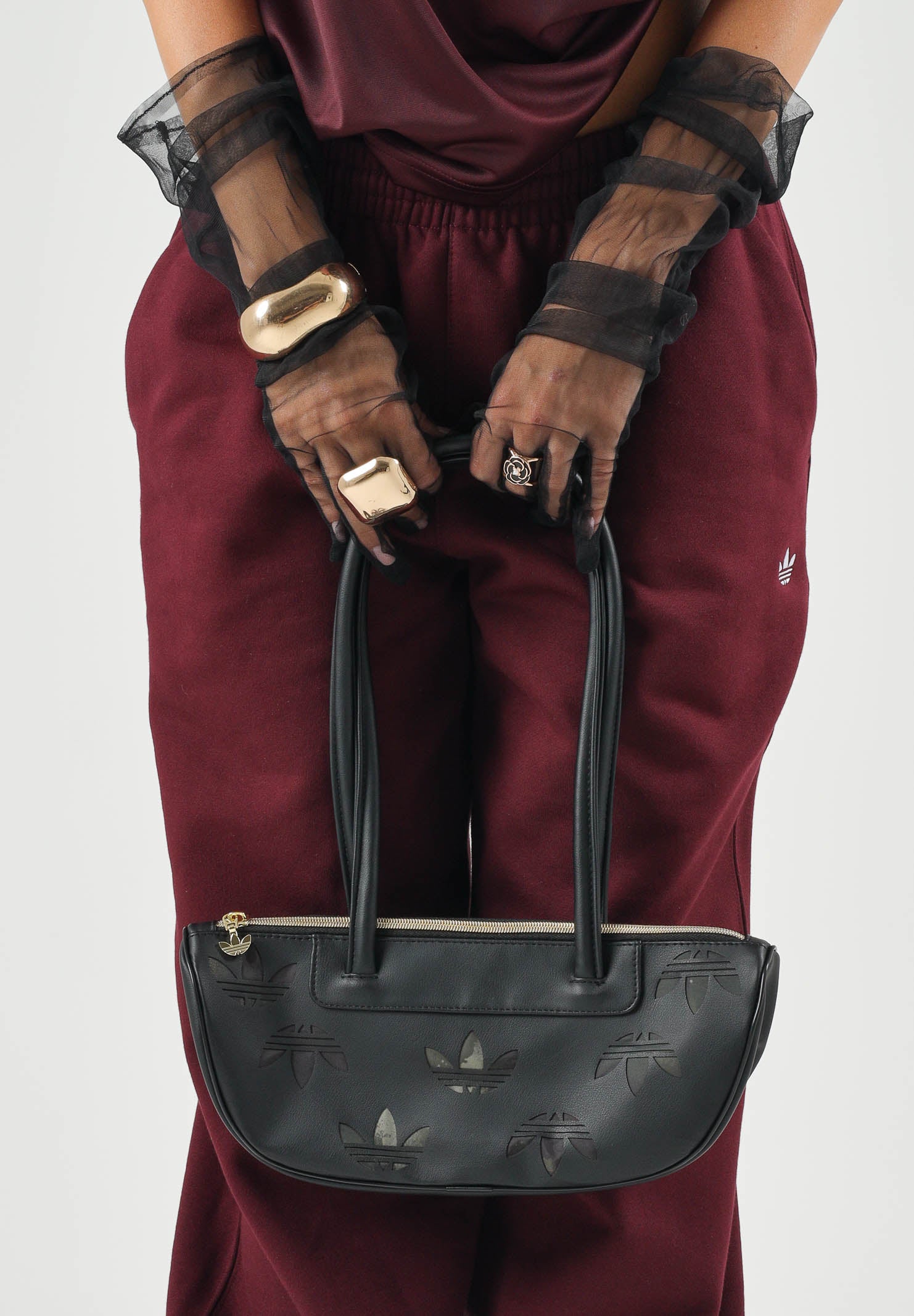 ADIDAS ORIGINALS borsa a spalla Borsa Bowling Monogram black nero donna. KR6774 . ADIDAS ORIGINALS