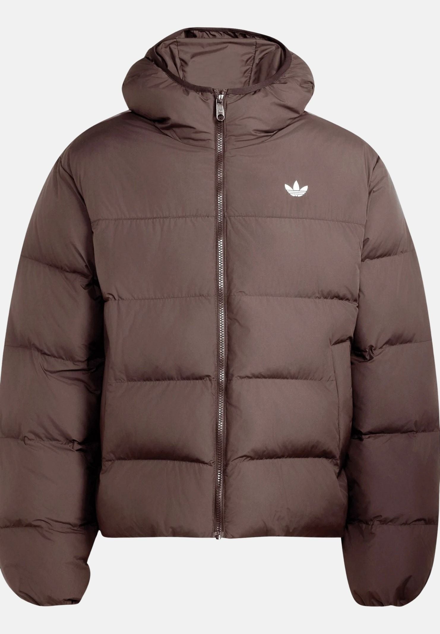 ADIDAS ORIGINALS Piumino CON CAPPUCCIO Aucu marrone da uomo KR7197 . ADIDAS ORIGINALS