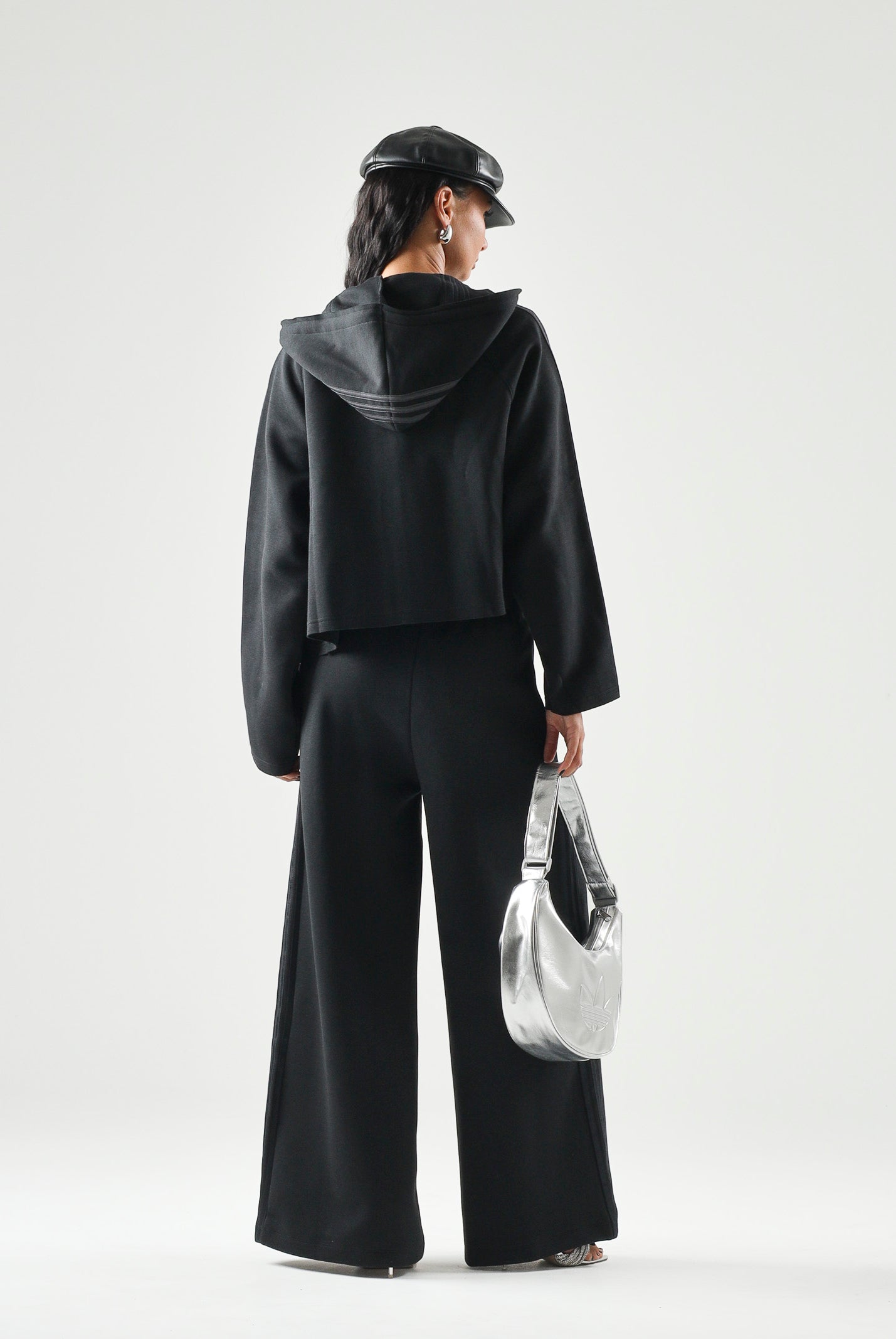 ADIDAS ORIGINALS Pantaloni TRACK PANTS SPACER Black, grigio notte da donna KR9176 . ADIDAS ORIGINALS