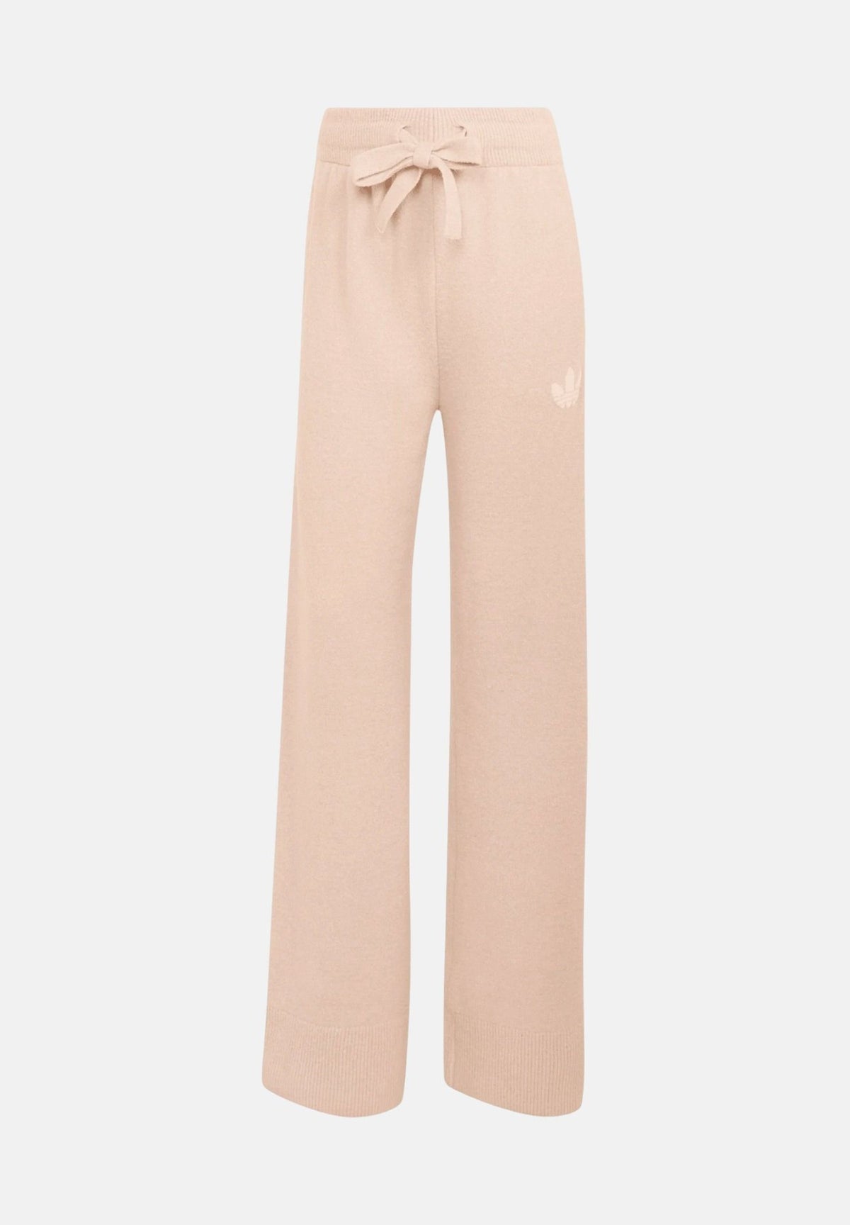 ADIDAS ORIGINALS Pantaloni WIDE LEG beige per donna con morbido tessuto e coulisse regolabile in vita. KR9180 . ADIDAS ORIGINALS