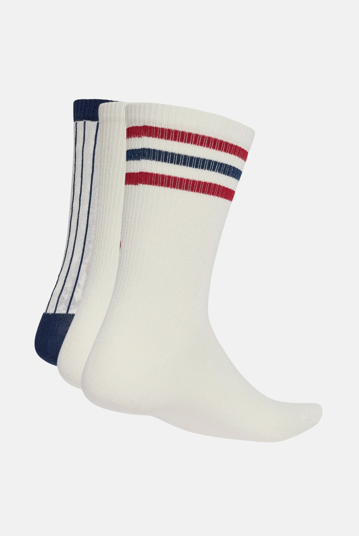 ADIDAS ORIGINALS Calzini 2 pairs CREW bianchi per uomo e donna con grafiche sportive rétro KS2247 . ADIDAS ORIGINALS