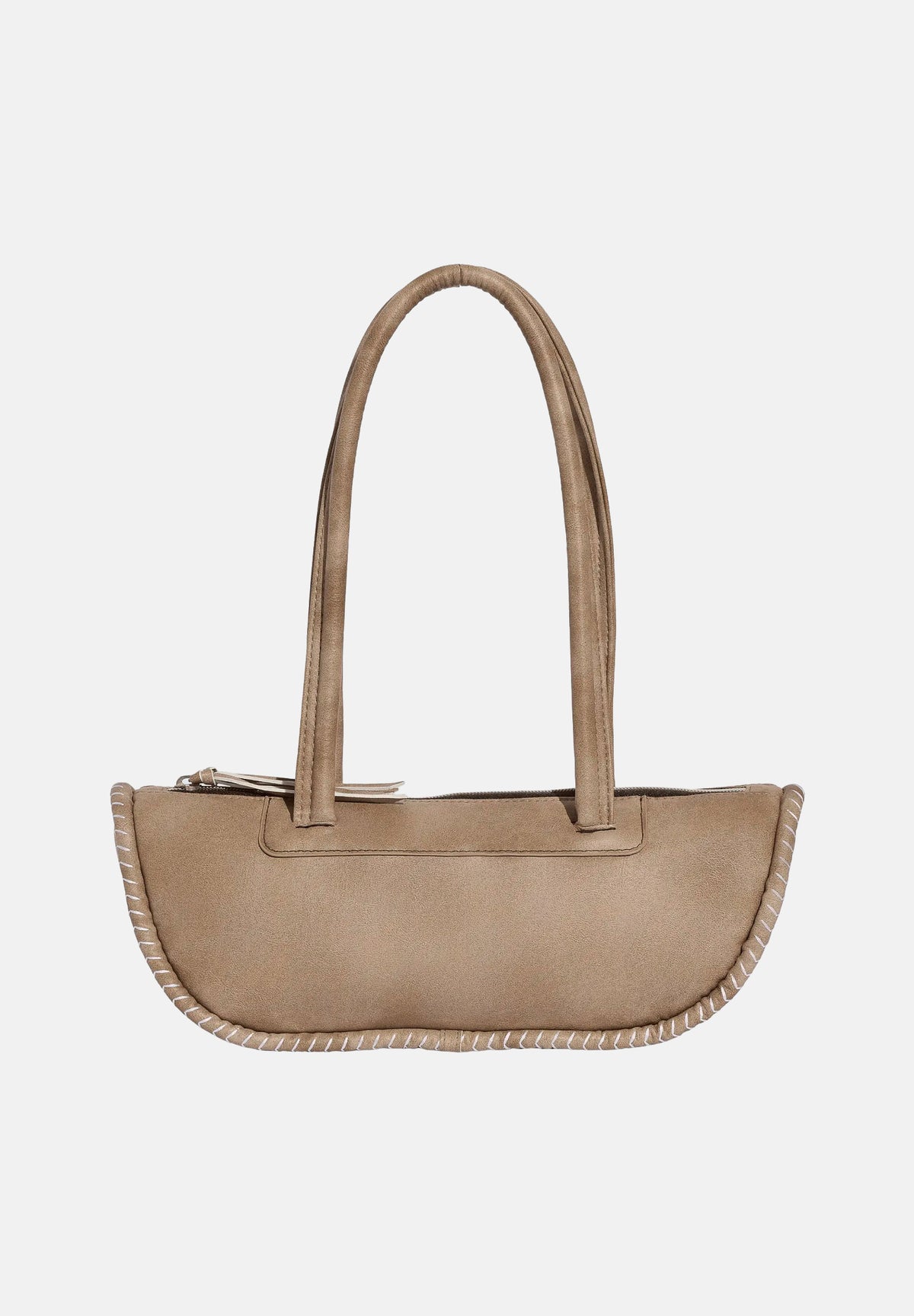 ADIDAS ORIGINALS Borsa BOWLING a spalla beige da donna con logo Trefoil KS4135 . ADIDAS ORIGINALS