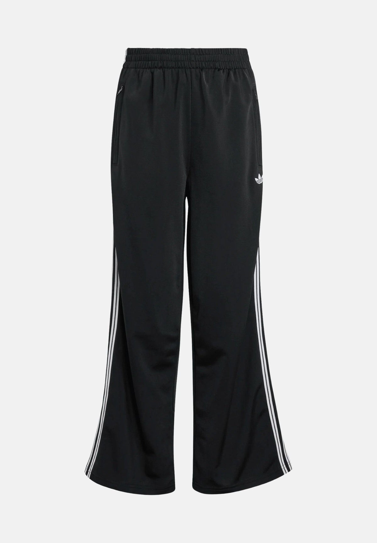 ADIDAS ORIGINALS Pantaloni neri da bambina con tasche laterali e bande con tre strisce a contrasto KS4151 . ADIDAS ORIGINALS