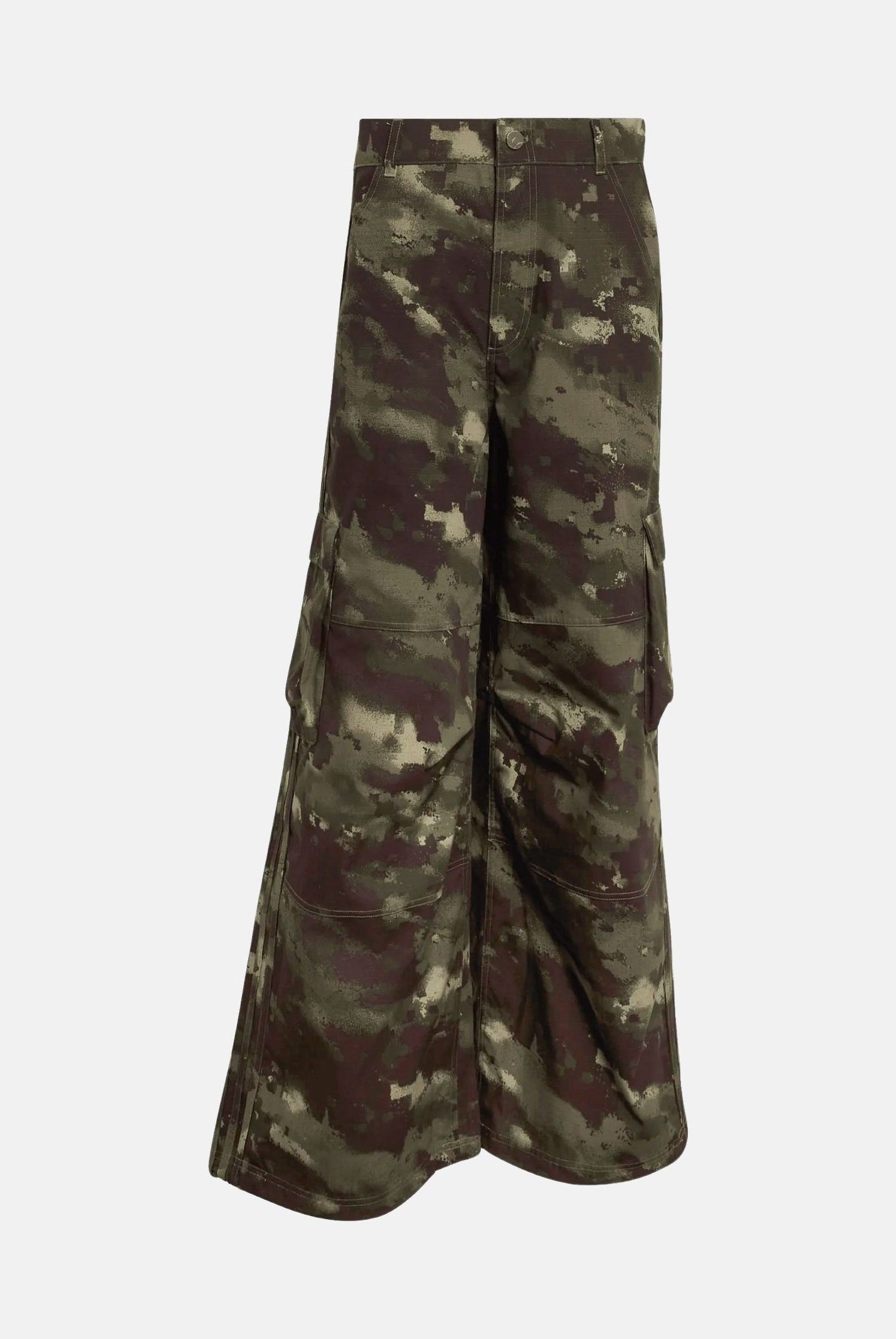 ADIDAS ORIGINALS Jeans i CAMO PANTS verde oliva per uomo e donna con fantasia camouflage. KS4230 . ADIDAS ORIGINALS
