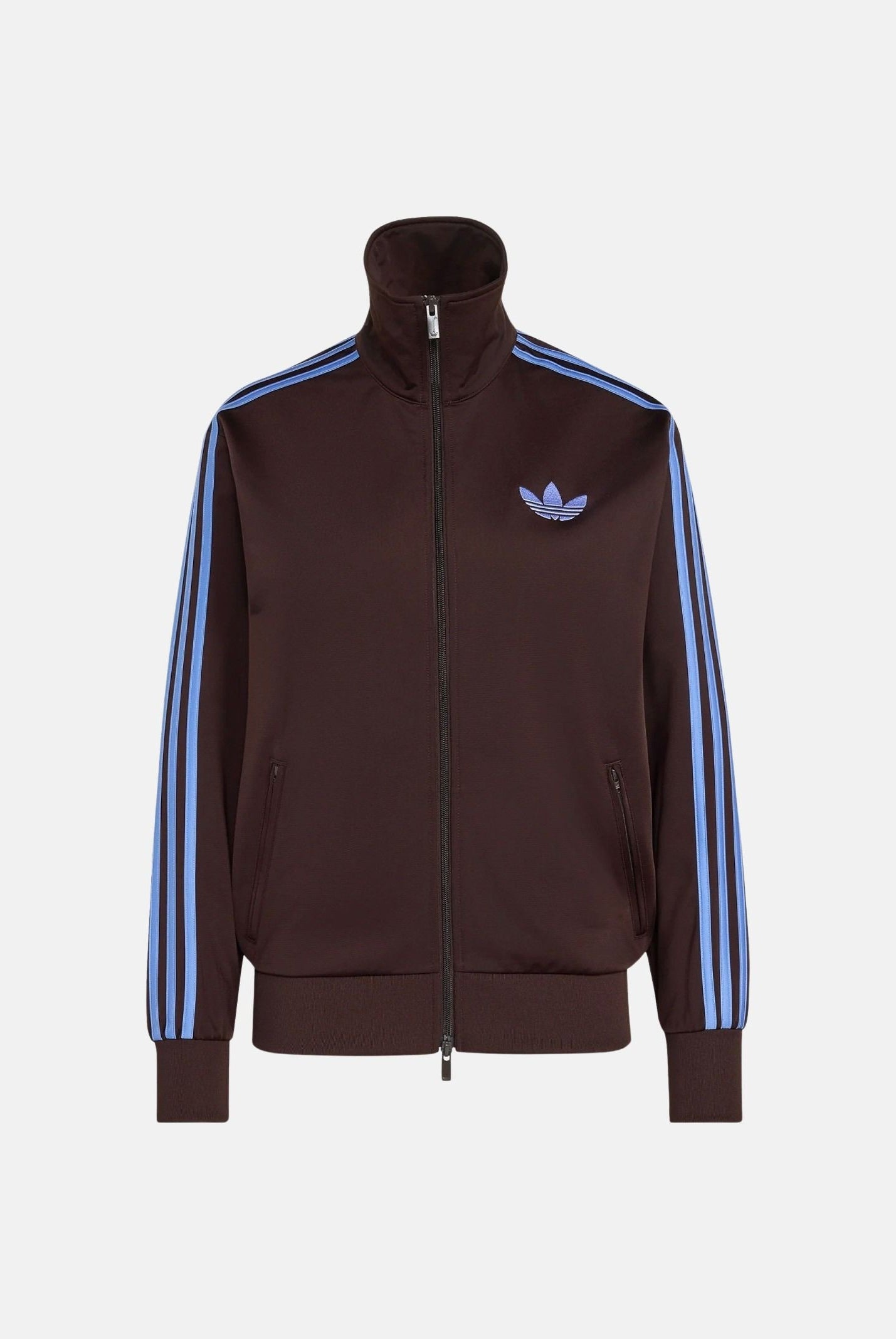 ADIDAS ORIGINALS Felpa FIREBIRD LOOSE Aurora Coffee-marrone da donna con 3-stripes KS4680 . ADIDAS ORIGINALS
