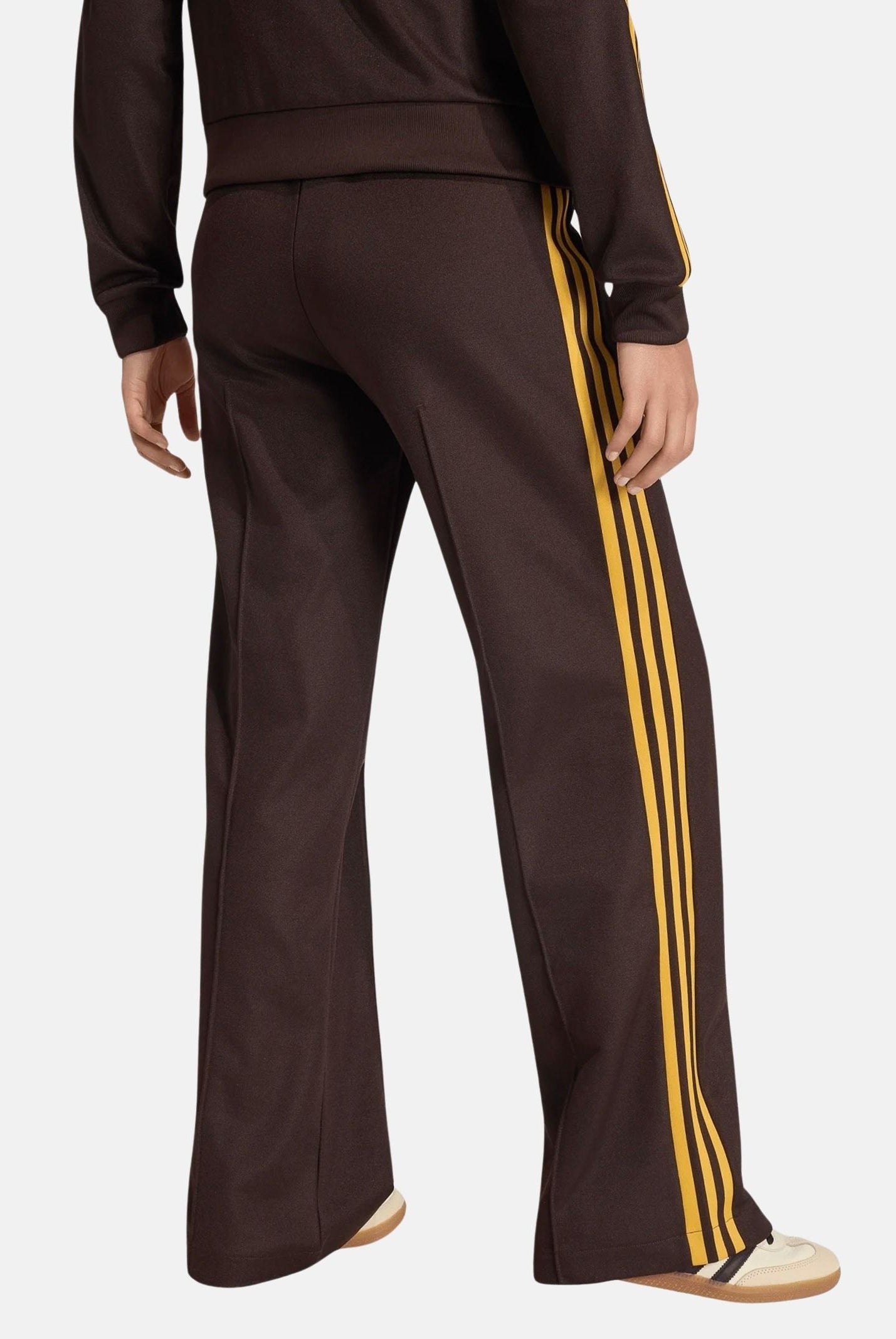 ADIDAS ORIGINALS Pantaloni FIREBIRD Auburn-marrone per uomo e donna con logo iconico laterale KS4741 . ADIDAS ORIGINALS