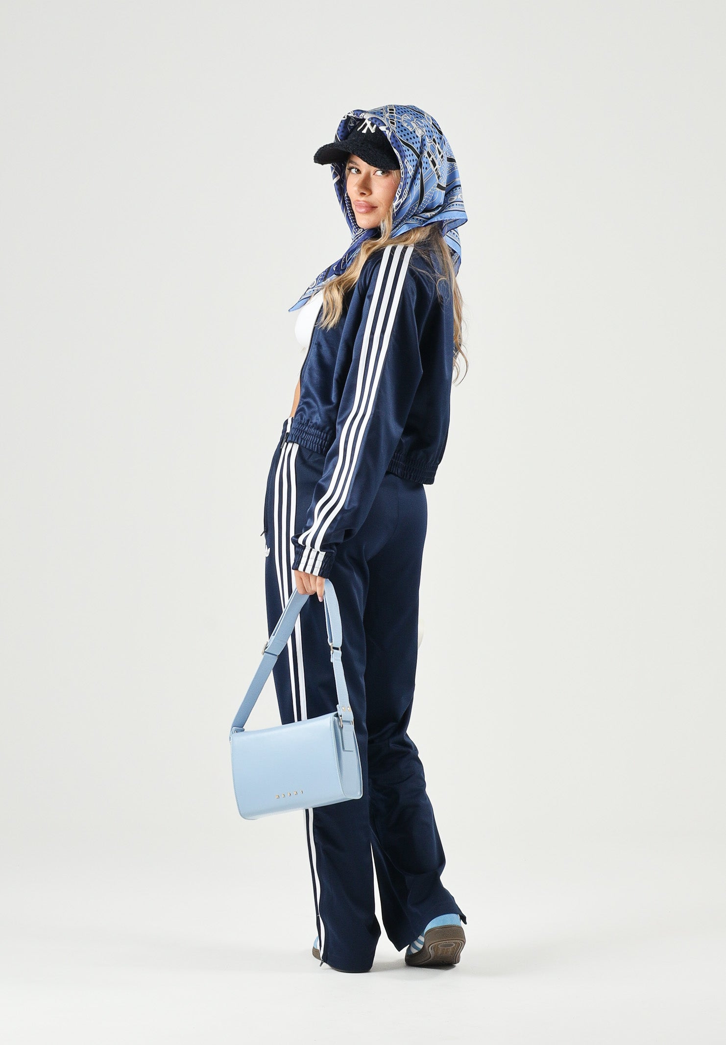 ADIDAS ORIGINALS Pantaloni FIREBIRD CLASSIC TRACK indigo blu notte, da donna<BR/> KS4795 . ADIDAS ORIGINALS