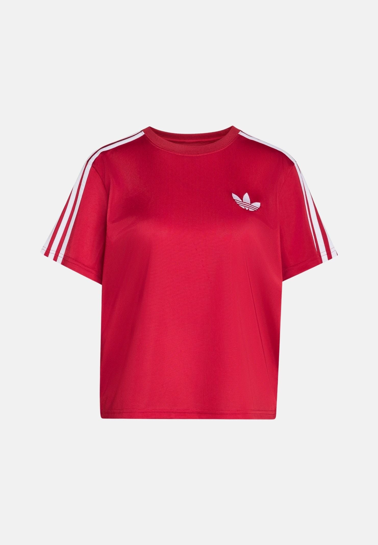 ADIDAS ORIGINALS T-shirt FIREBIRD sportiva victory red- rosso, da donna <BR/> KS4802 . ADIDAS ORIGINALS