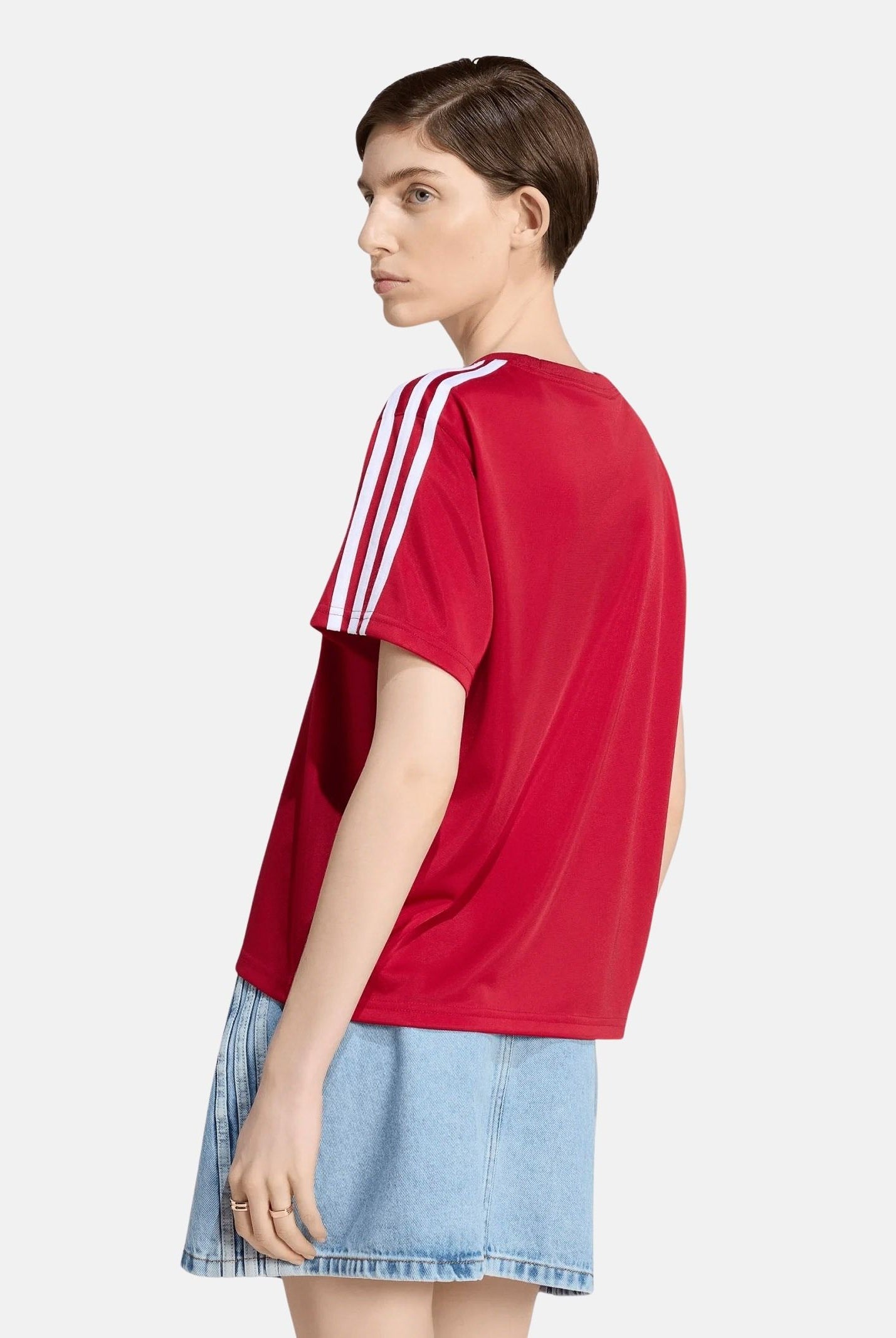 ADIDAS ORIGINALS T-shirt FIREBIRD sportiva victory red- rosso, da donna <BR/> KS4802 . ADIDAS ORIGINALS