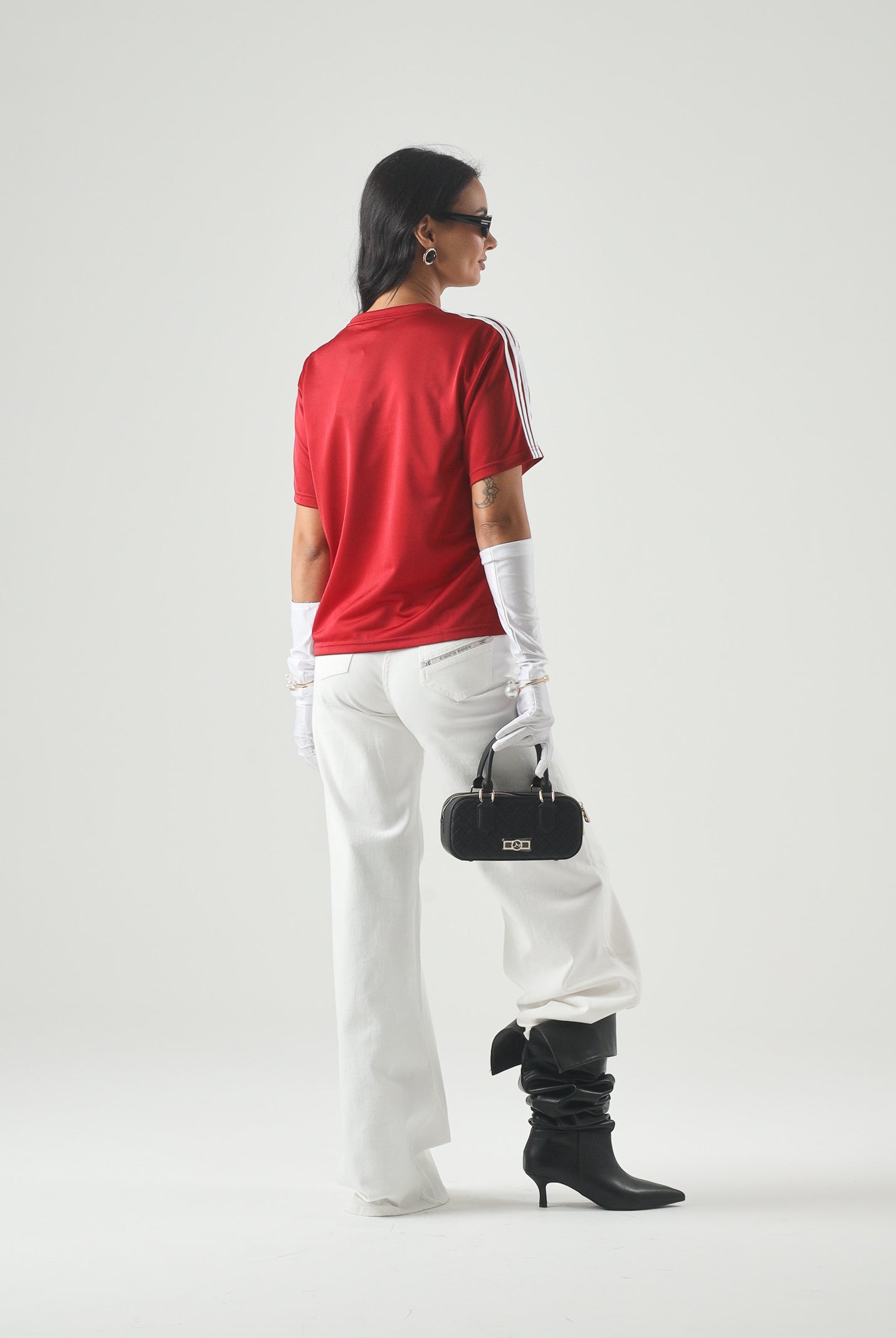 ADIDAS ORIGINALS T-shirt FIREBIRD sportiva victory red- rosso, da donna <BR/> KS4802 . ADIDAS ORIGINALS