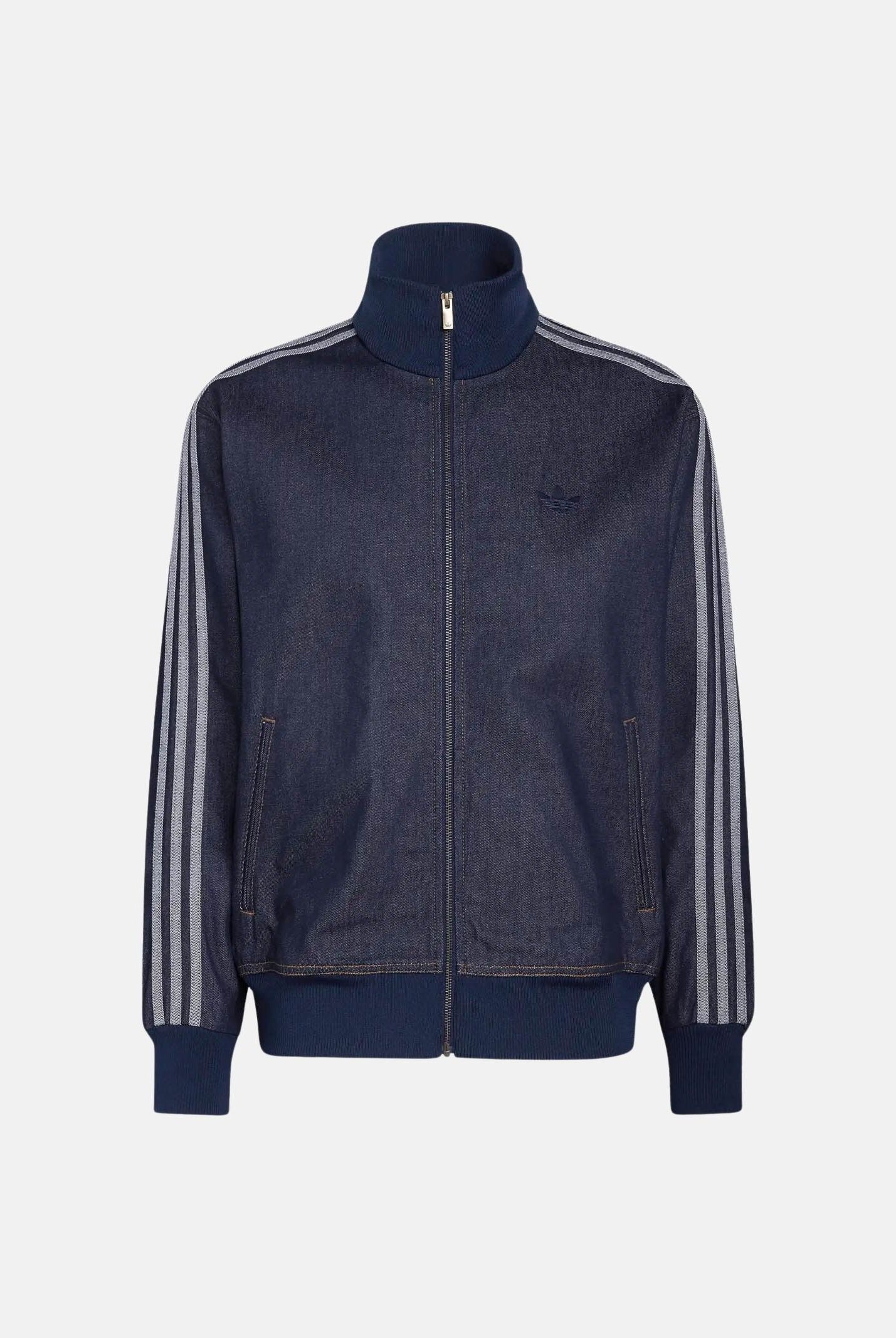 ADIDAS ORIGINALS Giubbotto FIREBIRD ADICOLOR indigo blu da uomo con 3-Stripes sulle maniche. KS4971 . ADIDAS ORIGINALS