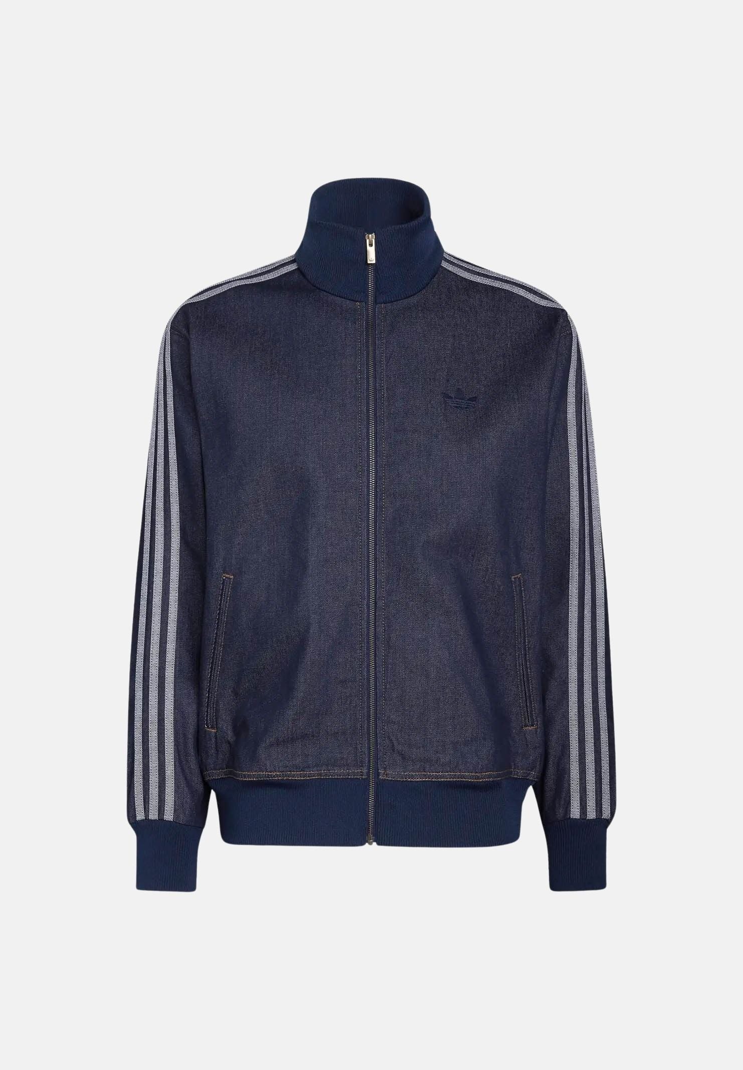 ADIDAS ORIGINALS Giubbotto FIREBIRD ADICOLOR indigo blu da uomo con 3-Stripes sulle maniche. KS4971 . ADIDAS ORIGINALS