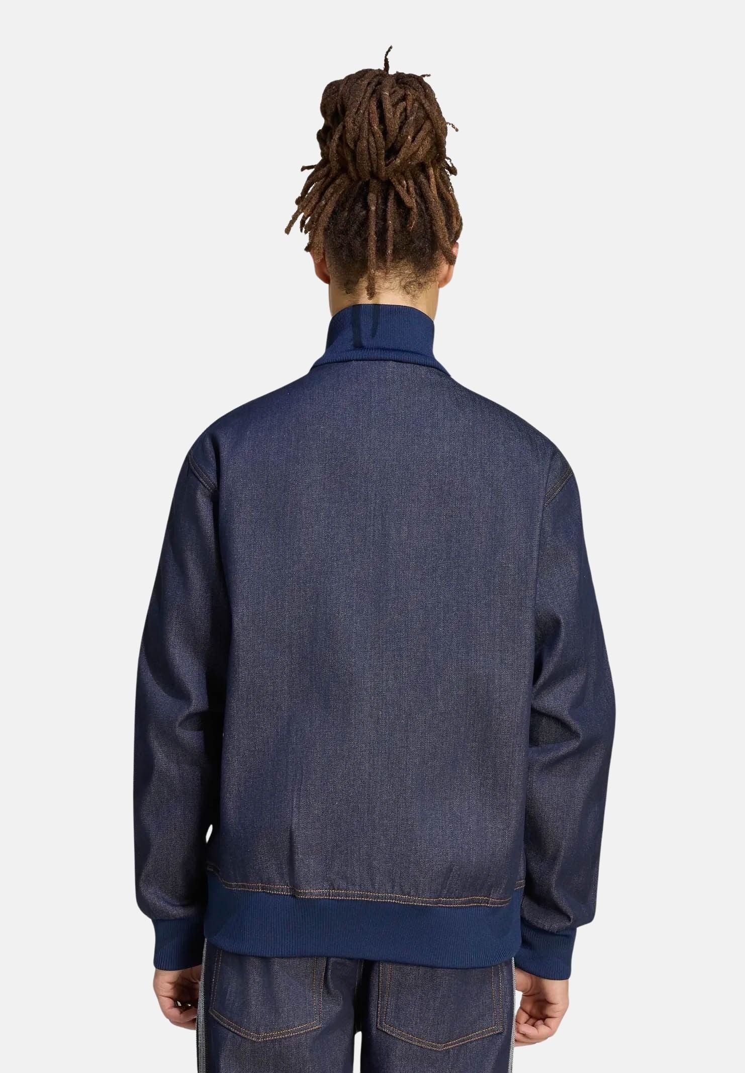 ADIDAS ORIGINALS Giubbotto FIREBIRD ADICOLOR indigo blu da uomo con 3-Stripes sulle maniche. KS4971 . ADIDAS ORIGINALS