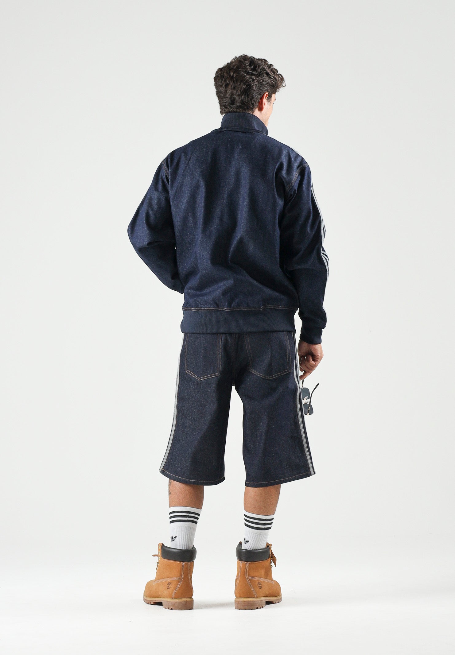 ADIDAS ORIGINALS Giubbotto FIREBIRD ADICOLOR indigo blu da uomo con 3-Stripes sulle maniche. KS4971 . ADIDAS ORIGINALS