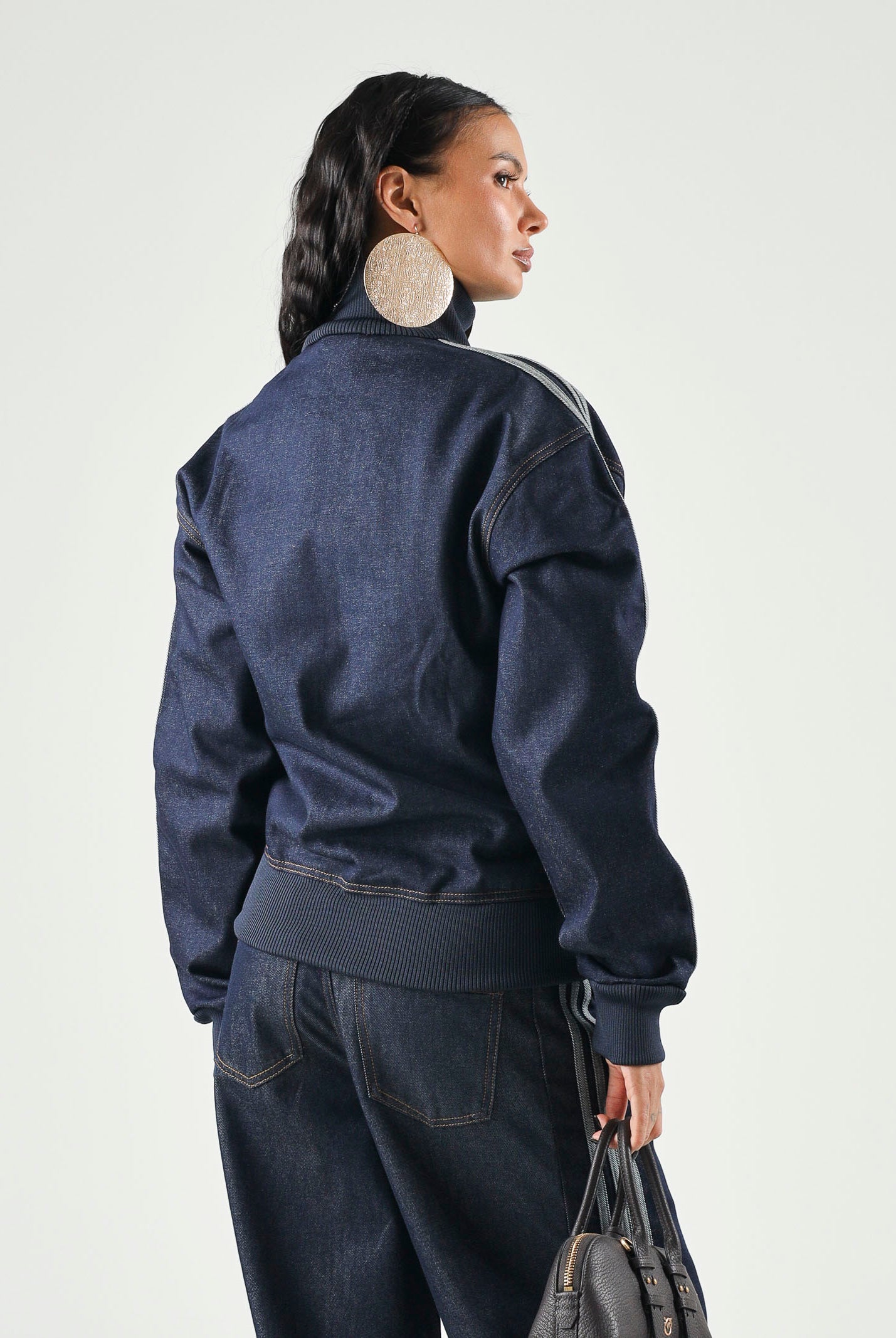 ADIDAS ORIGINALS Giubbotto FIREBIRD ADICOLOR indigo blu da uomo con 3-Stripes sulle maniche. KS4971 . ADIDAS ORIGINALS