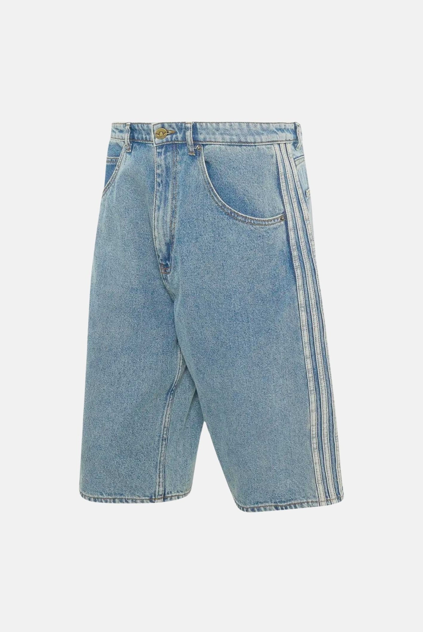 ADIDAS ORIGINALS Shorts FIREBIRD MID-RISE light-blu da uomo con iconiche 3-Stripes KS4975 . ADIDAS ORIGINALS