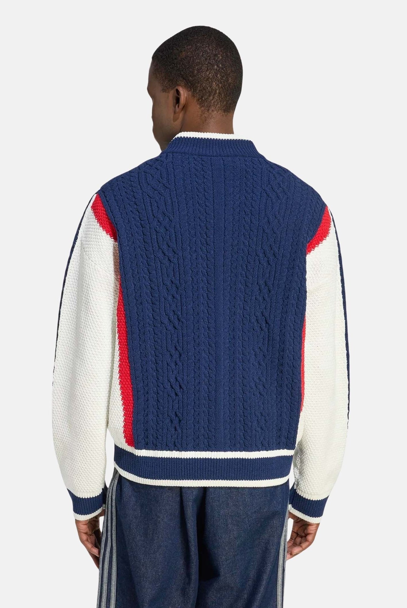 ADIDAS ORIGINALS Cardigan RETRO REMIX blu da uomo KS5438 . ADIDAS ORIGINALS
