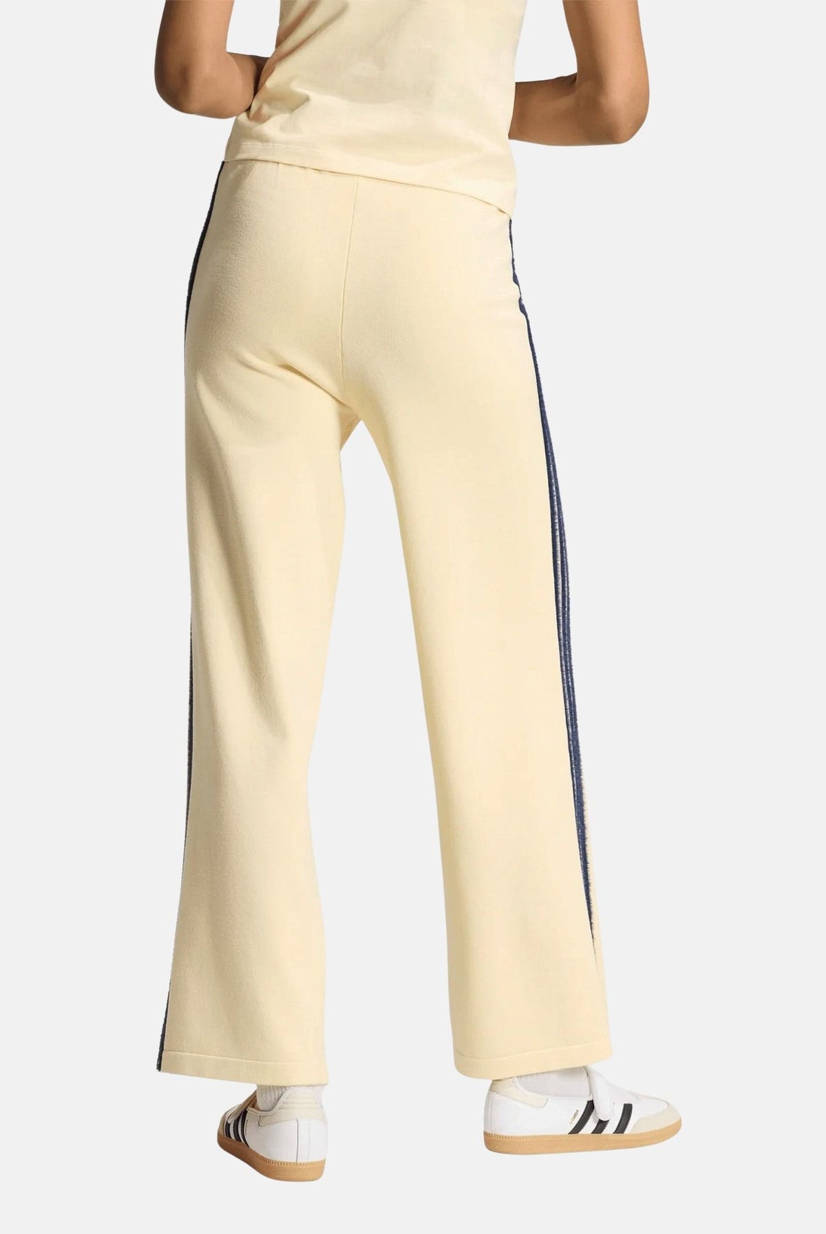 ADIDAS ORIGINALS Pantaloni FIREBIRD giallo da donna con vita elasticizzata e bande laterali a contrasto KS7363 . ADIDAS ORIGINALS